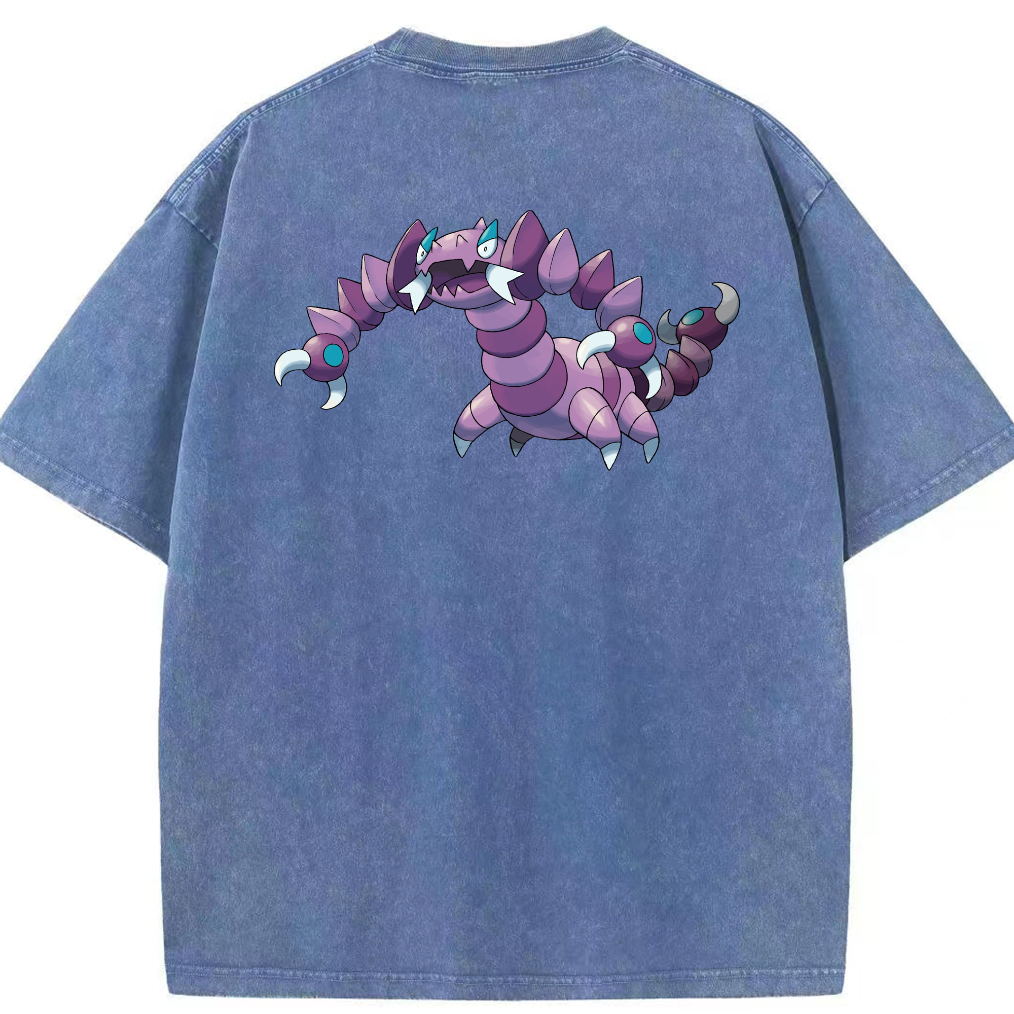 （画像用） ポケットモンスター Pokémon 綿100% ヴィンテージ風 半袖Tシャツ（背面プリント）