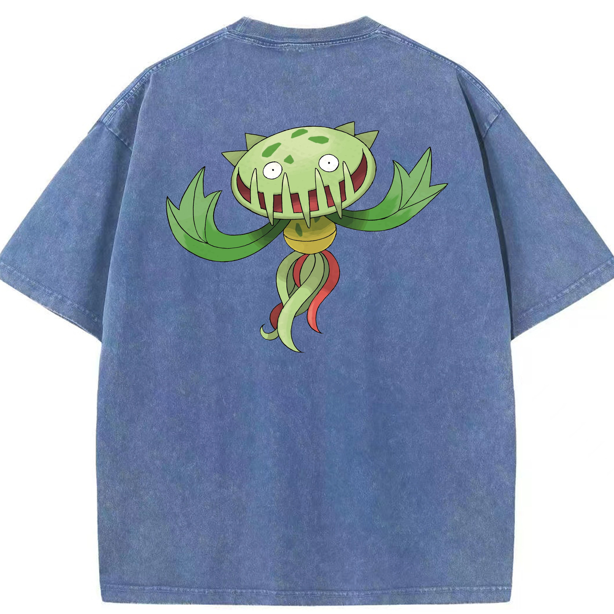 （画像用） ポケットモンスター Pokémon 綿100% ヴィンテージ風 半袖Tシャツ（背面プリント）