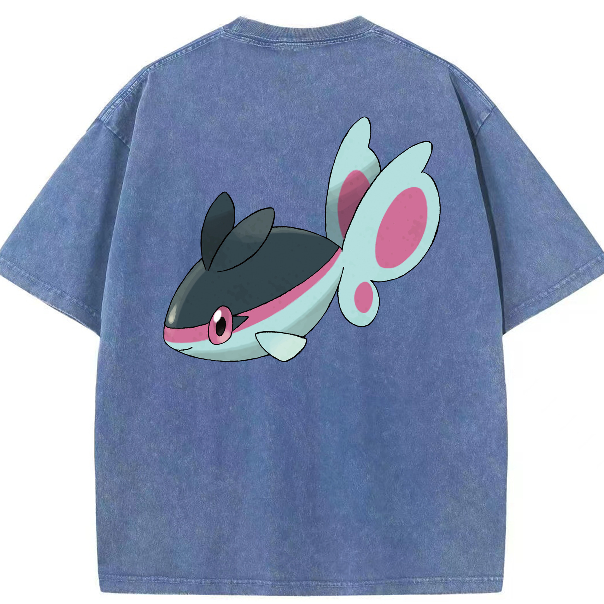（画像用） ポケットモンスター Pokémon 綿100% ヴィンテージ風 半袖Tシャツ（背面プリント）