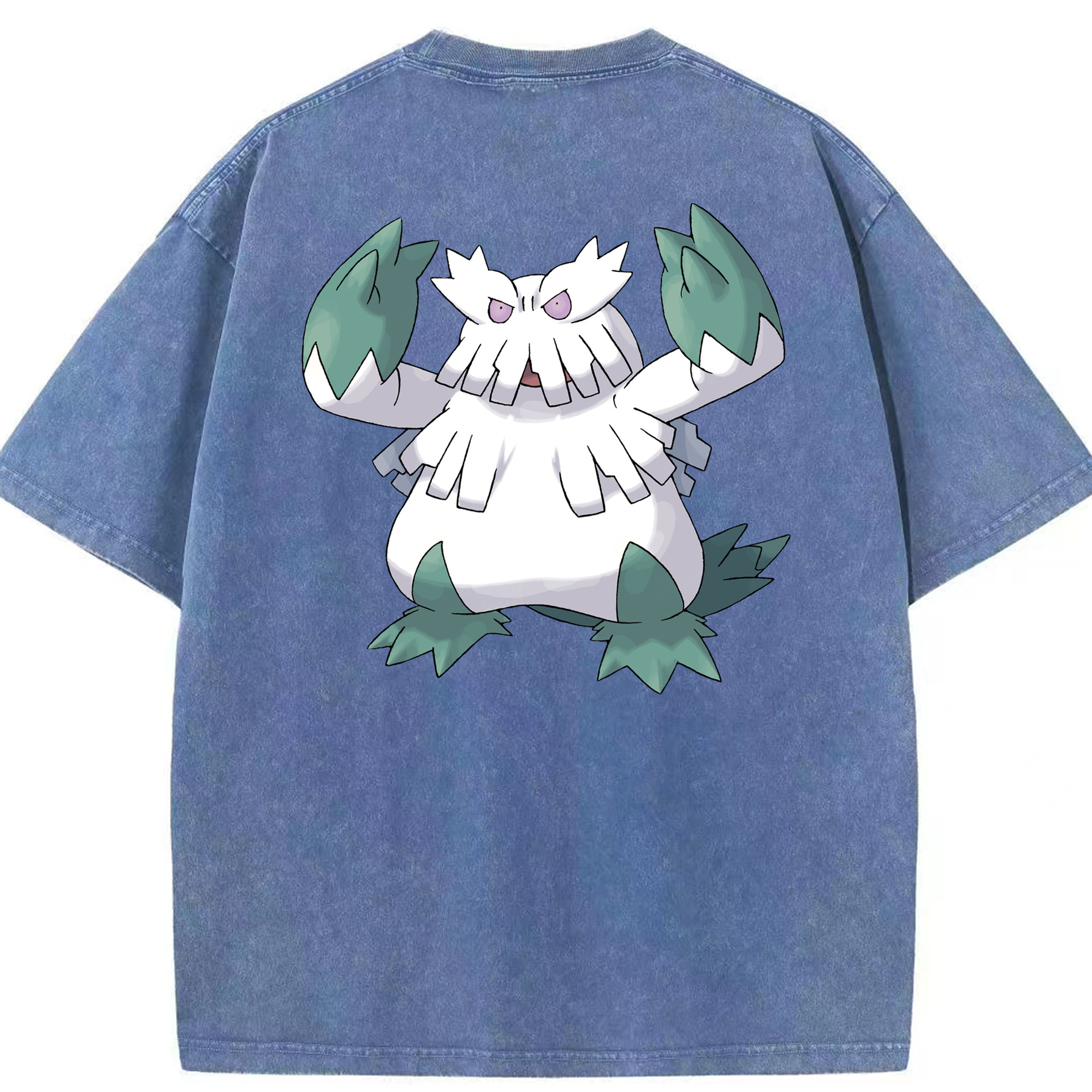 （画像用） ポケットモンスター Pokémon 綿100% ヴィンテージ風 半袖Tシャツ（背面プリント）
