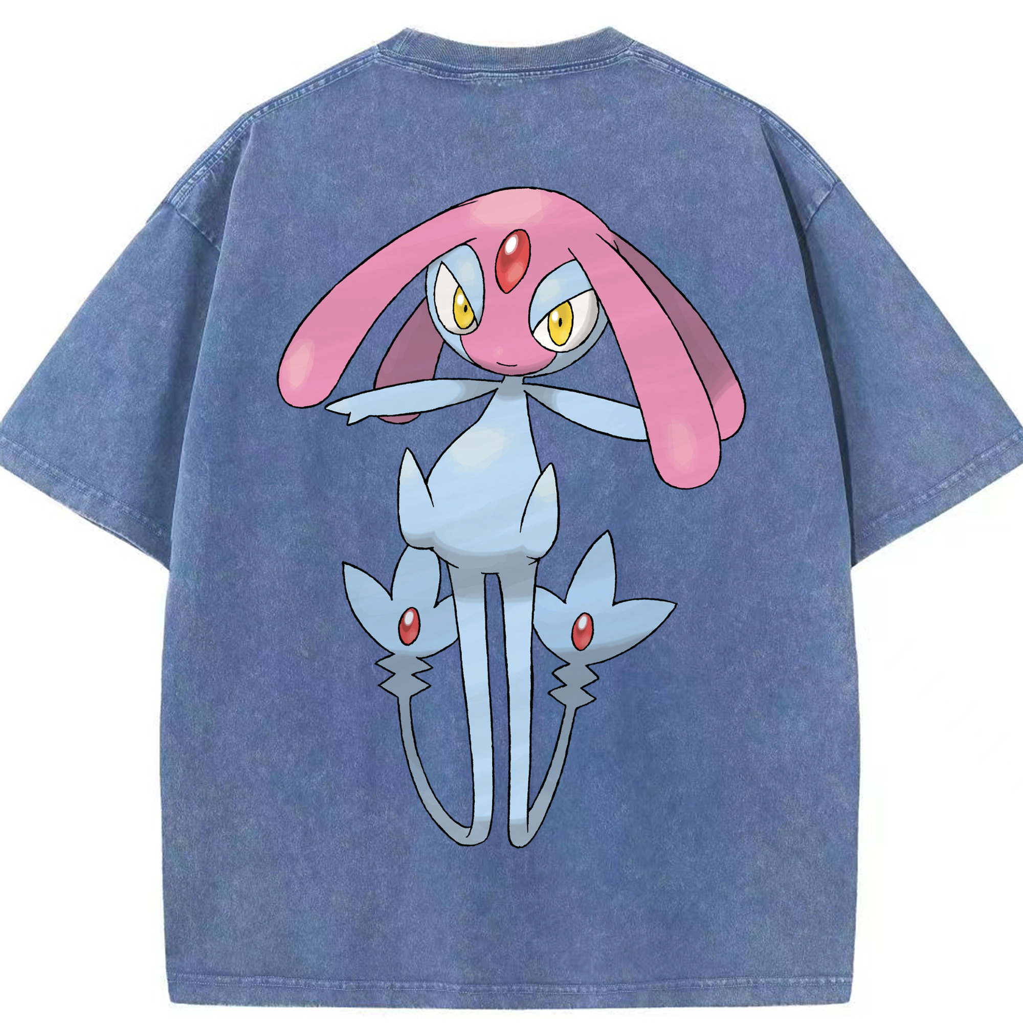 （画像用） ポケットモンスター Pokémon 綿100% ヴィンテージ風 半袖Tシャツ（背面プリント）