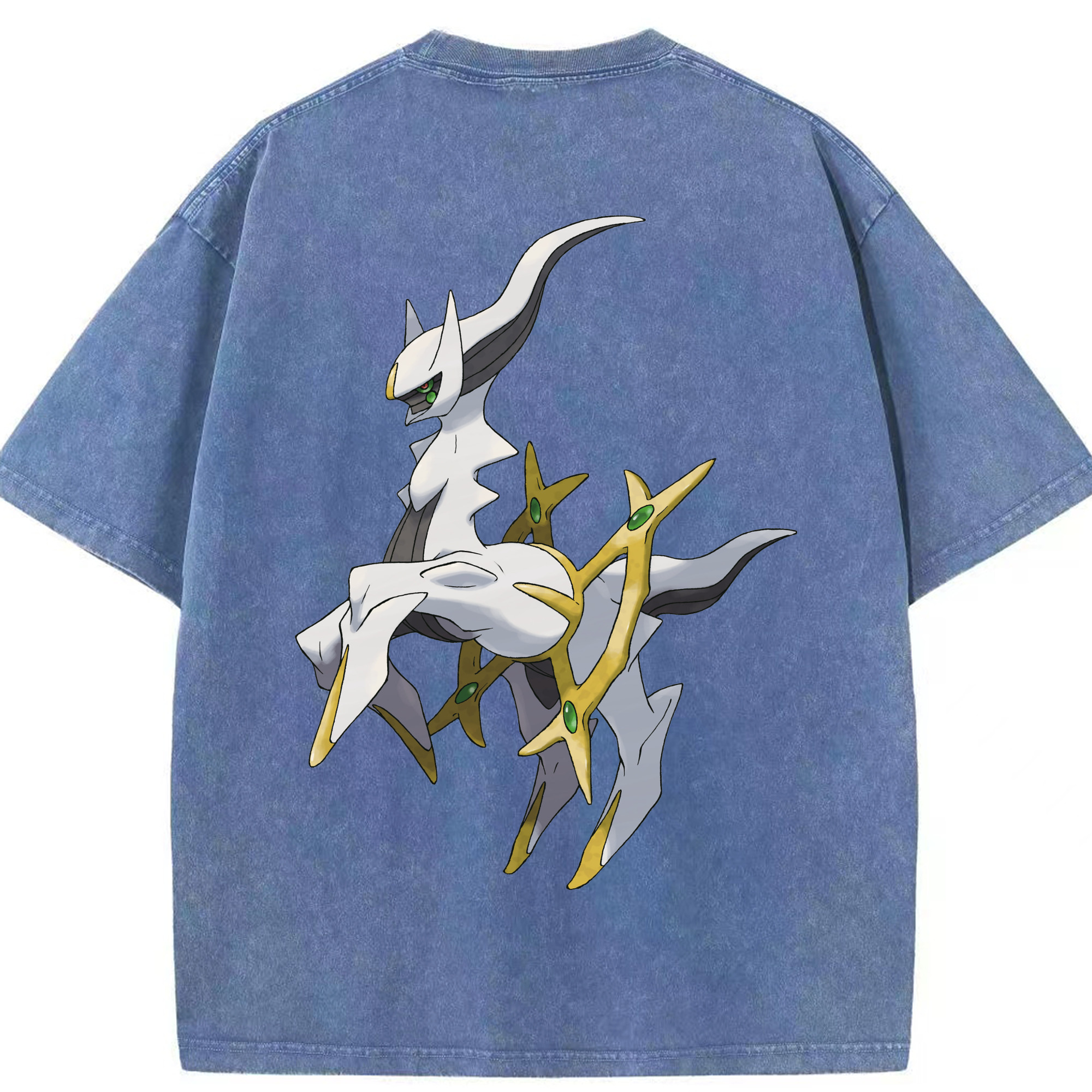 （画像用） ポケットモンスター Pokémon 綿100% ヴィンテージ風 半袖Tシャツ（背面プリント）