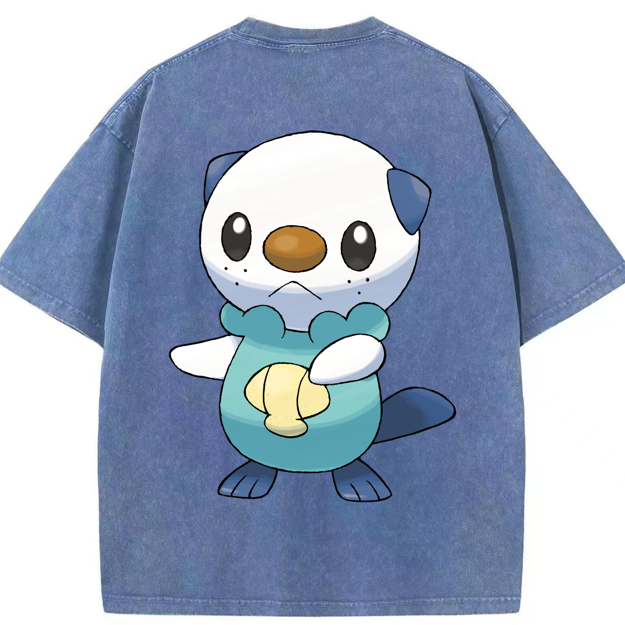 （画像用） ポケットモンスター Pokémon 綿100% ヴィンテージ風 半袖Tシャツ（背面プリント）