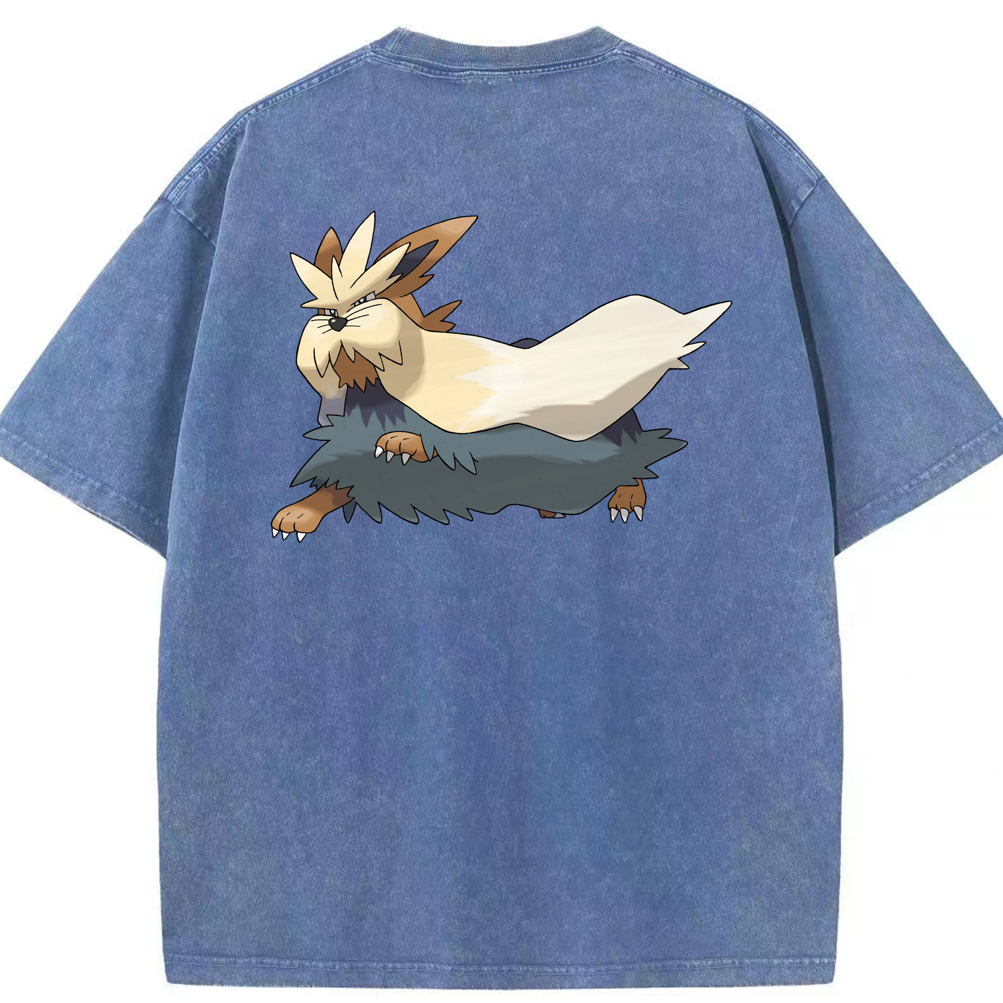 （画像用） ポケットモンスター Pokémon 綿100% ヴィンテージ風 半袖Tシャツ（背面プリント）
