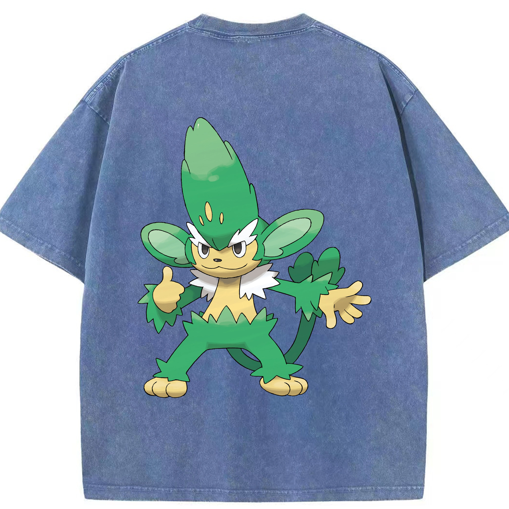 （画像用） ポケットモンスター Pokémon 綿100% ヴィンテージ風 半袖Tシャツ（背面プリント）