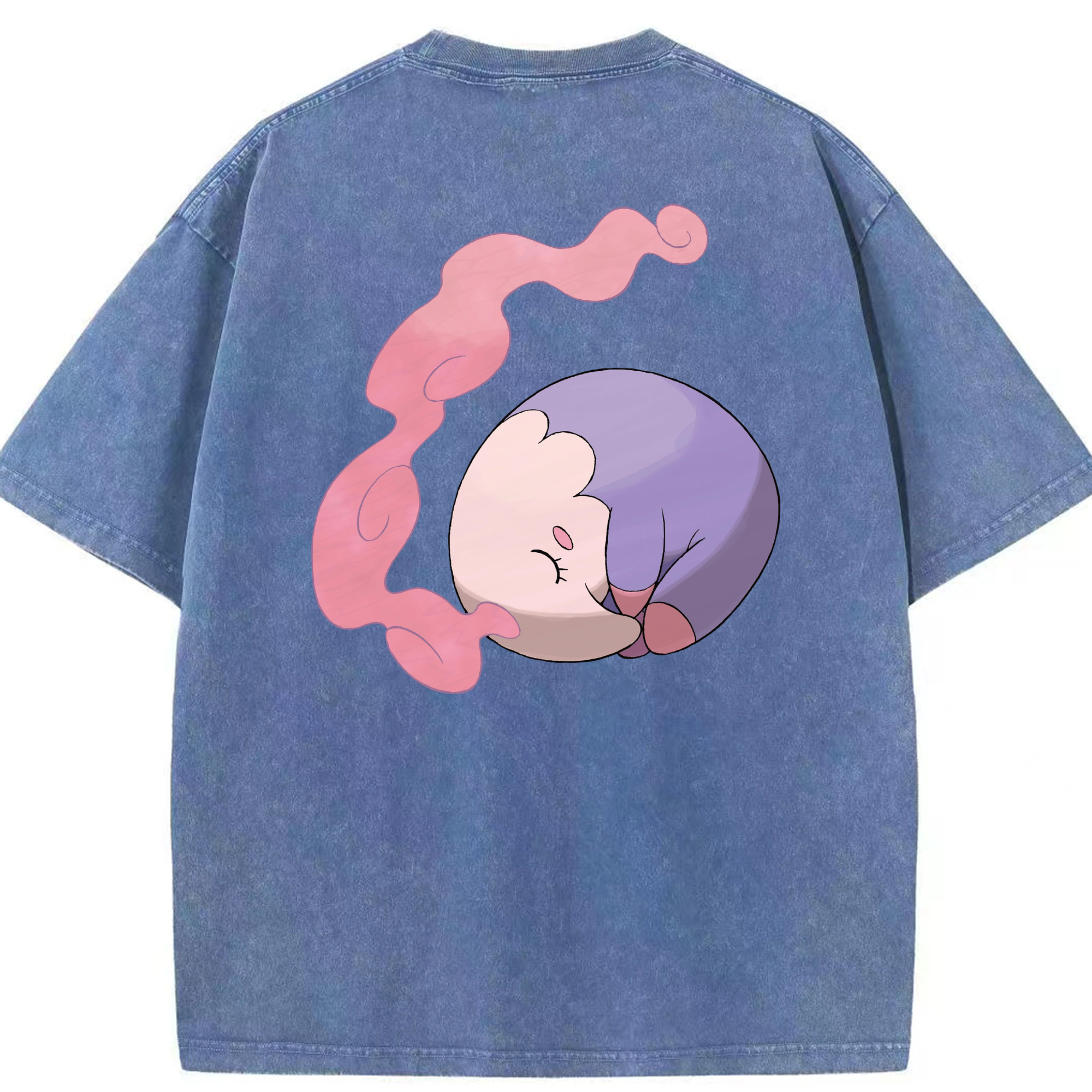 （画像用） ポケットモンスター Pokémon 綿100% ヴィンテージ風 半袖Tシャツ（背面プリント）