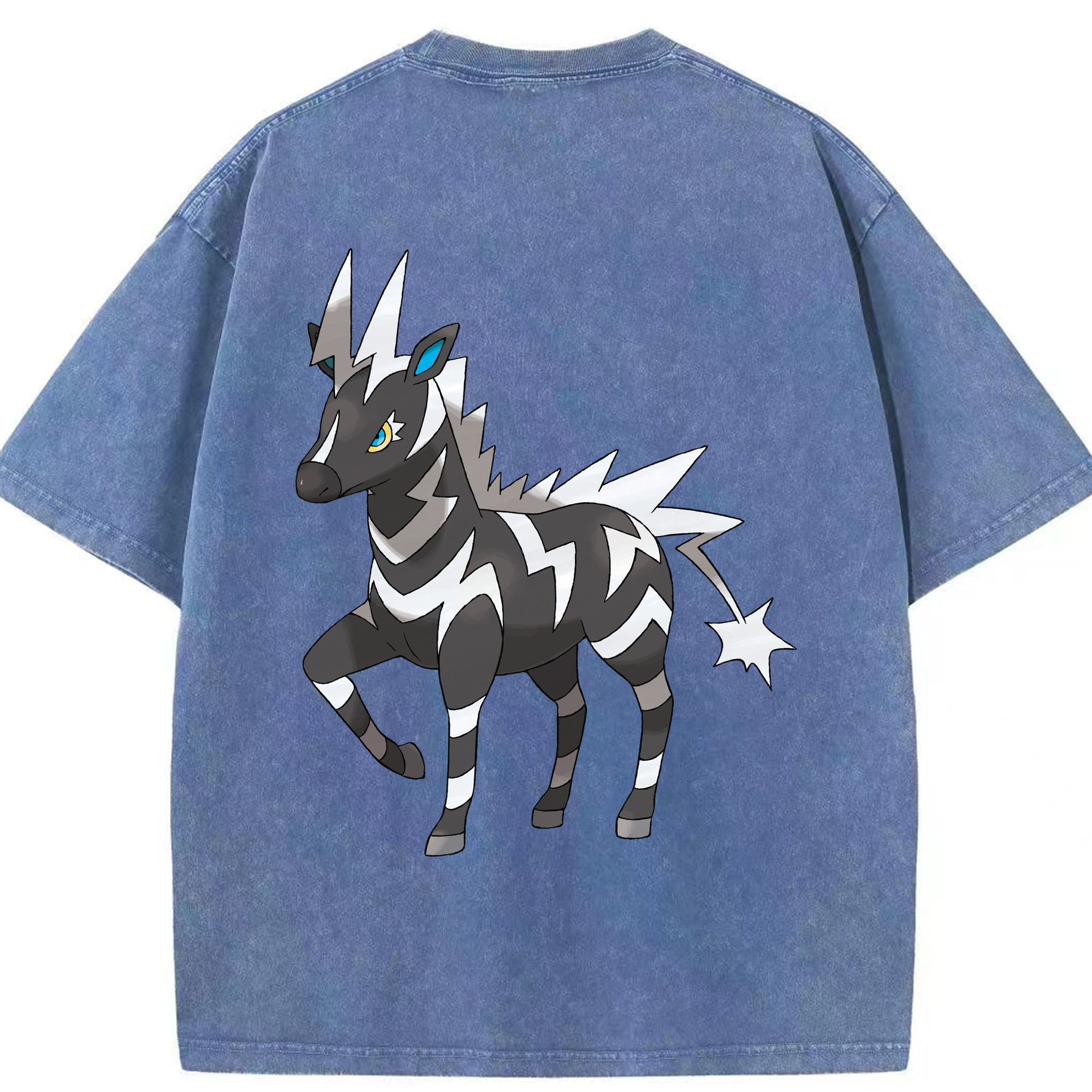 （画像用） ポケットモンスター Pokémon 綿100% ヴィンテージ風 半袖Tシャツ（背面プリント）