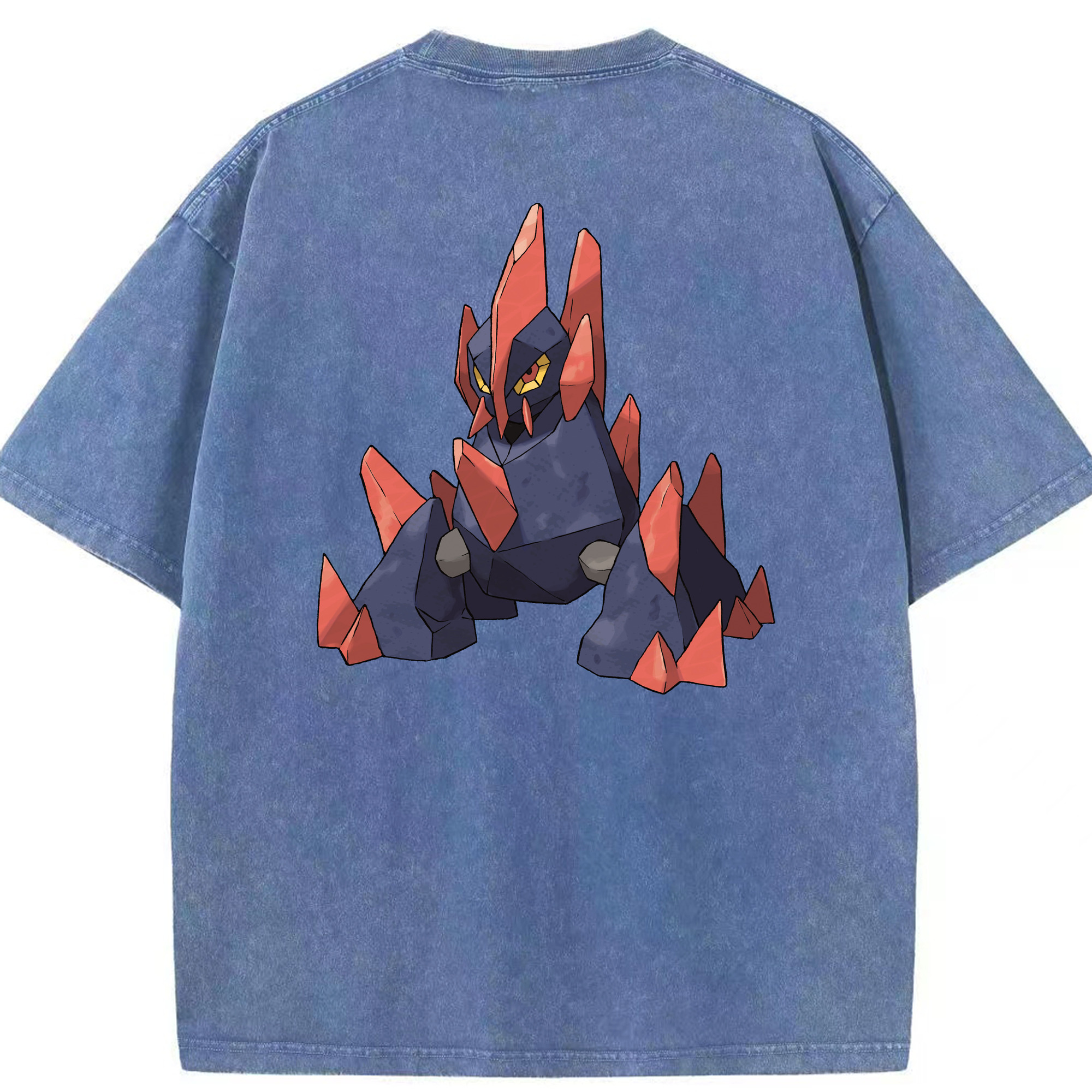 （画像用） ポケットモンスター Pokémon 綿100% ヴィンテージ風 半袖Tシャツ（背面プリント）