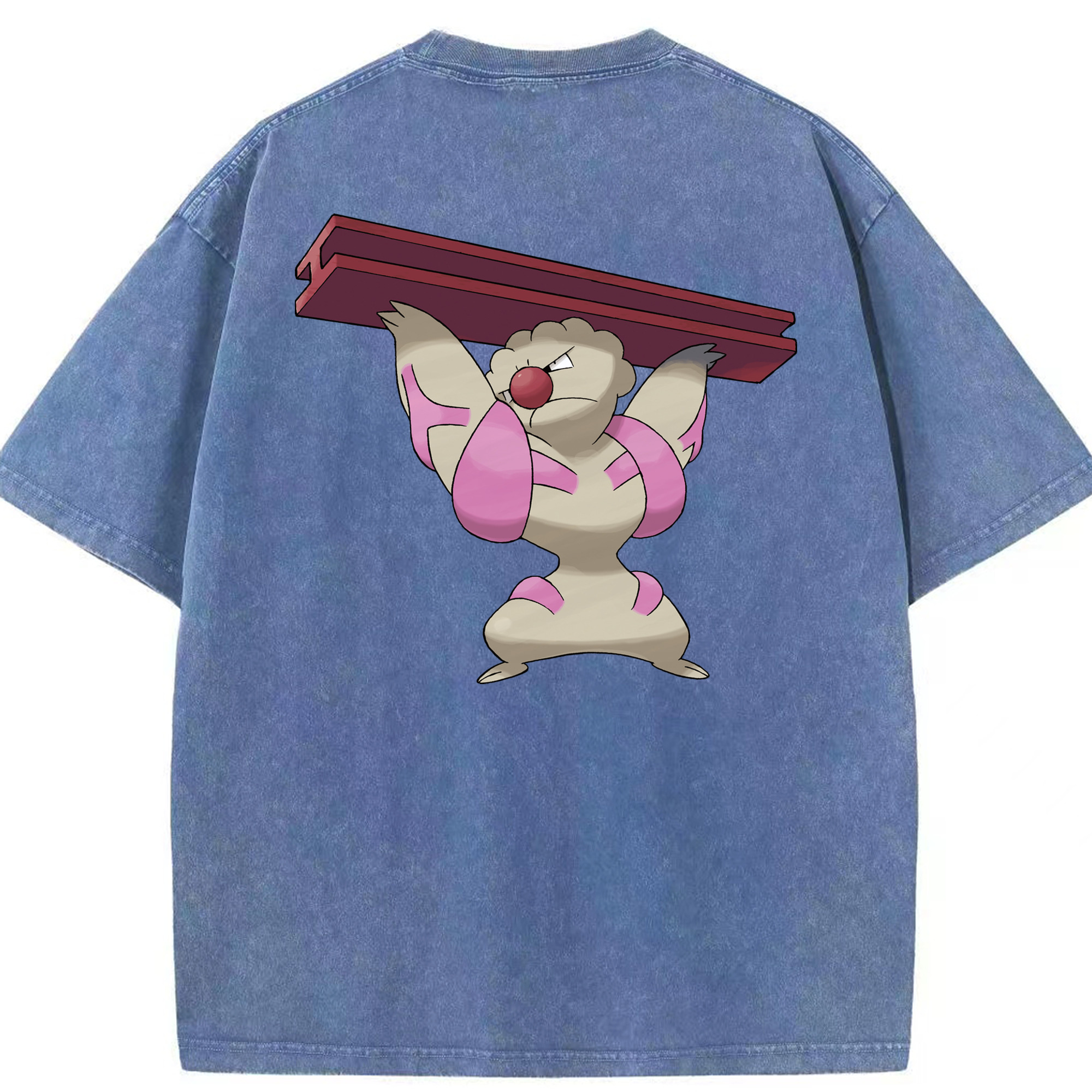 （画像用） ポケットモンスター Pokémon 綿100% ヴィンテージ風 半袖Tシャツ（背面プリント）