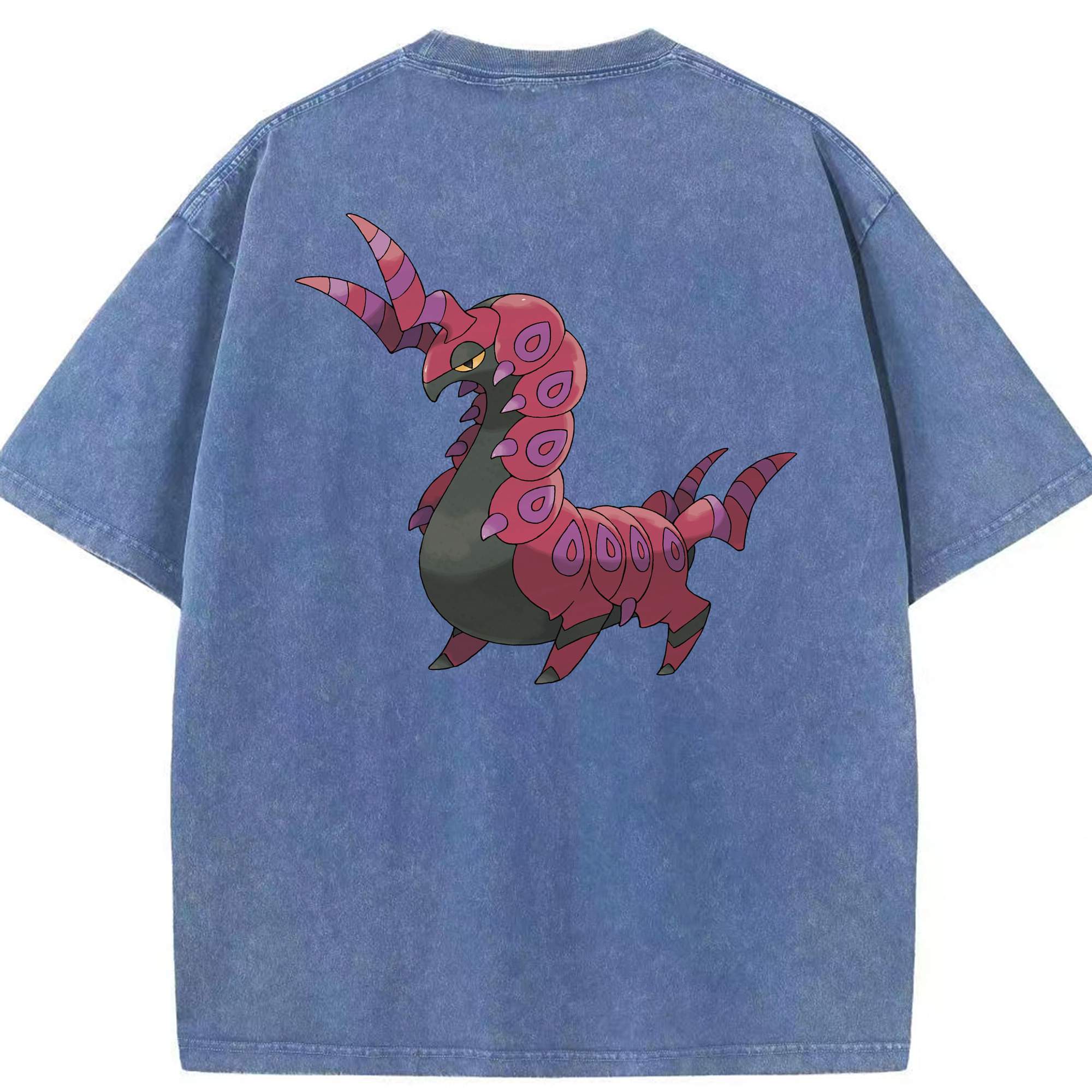 （画像用） ポケットモンスター Pokémon 綿100% ヴィンテージ風 半袖Tシャツ（背面プリント）