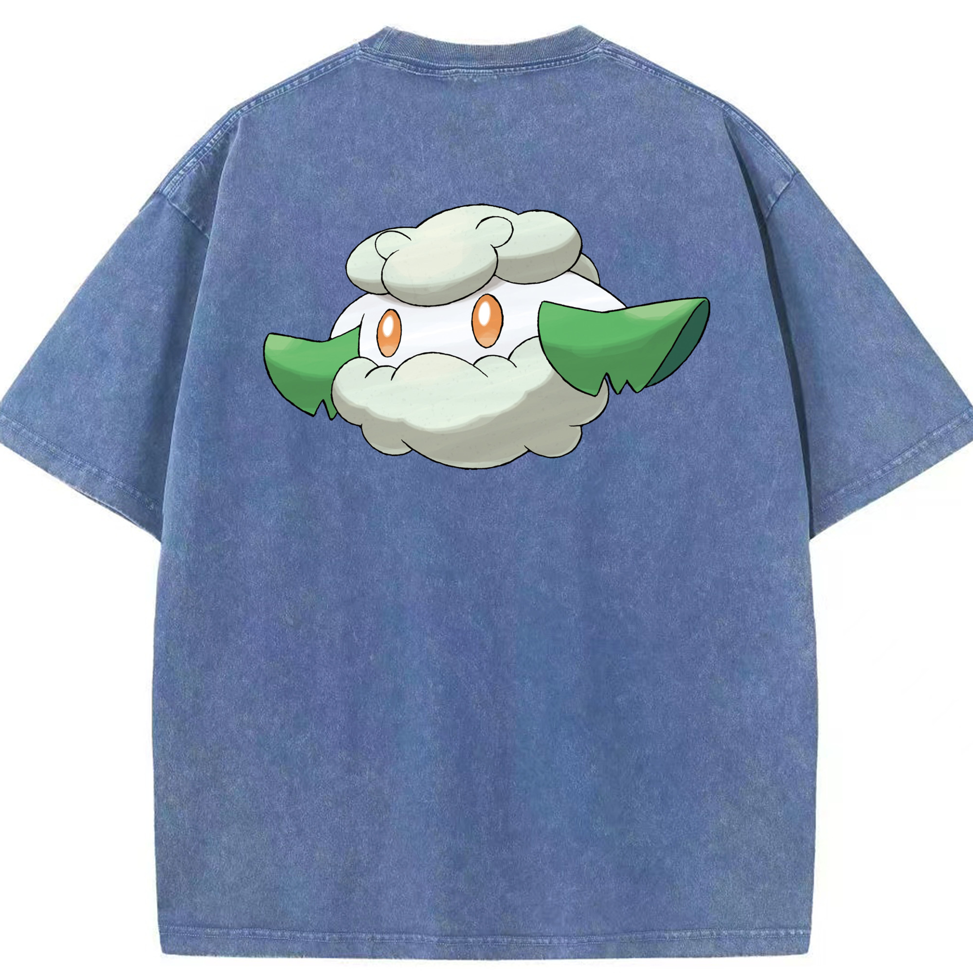 （画像用） ポケットモンスター Pokémon 綿100% ヴィンテージ風 半袖Tシャツ（背面プリント）