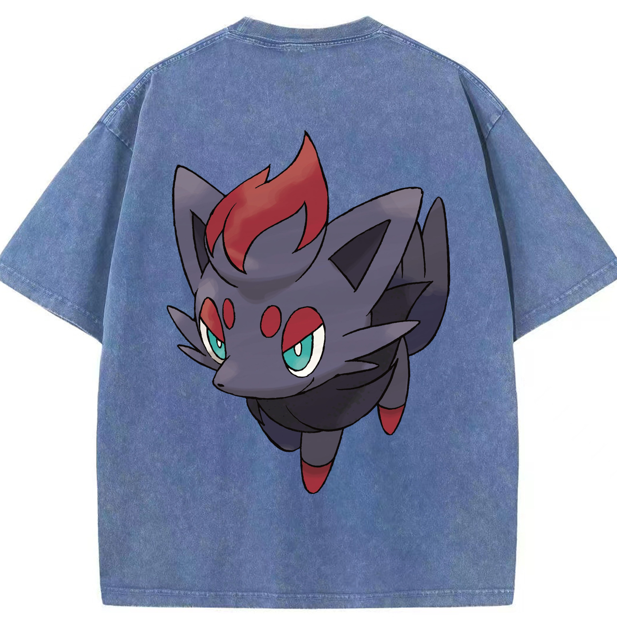 （画像用） ポケットモンスター Pokémon 綿100% ヴィンテージ風 半袖Tシャツ（背面プリント）