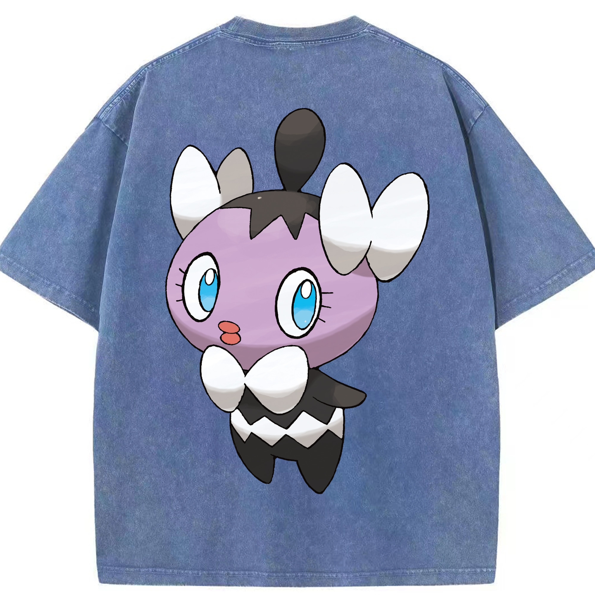 （画像用） ポケットモンスター Pokémon 綿100% ヴィンテージ風 半袖Tシャツ（背面プリント）