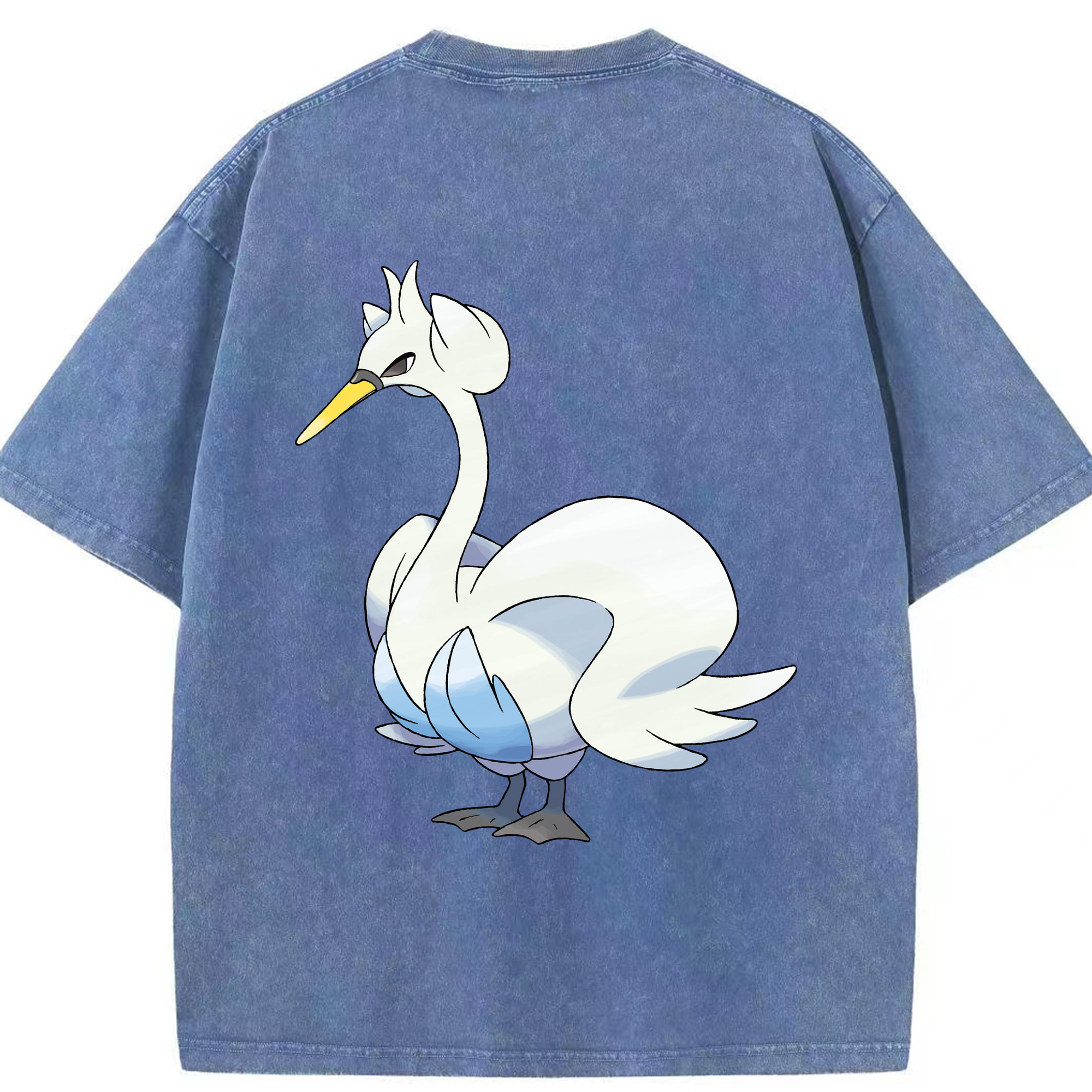 （画像用） ポケットモンスター Pokémon 綿100% ヴィンテージ風 半袖Tシャツ（背面プリント）