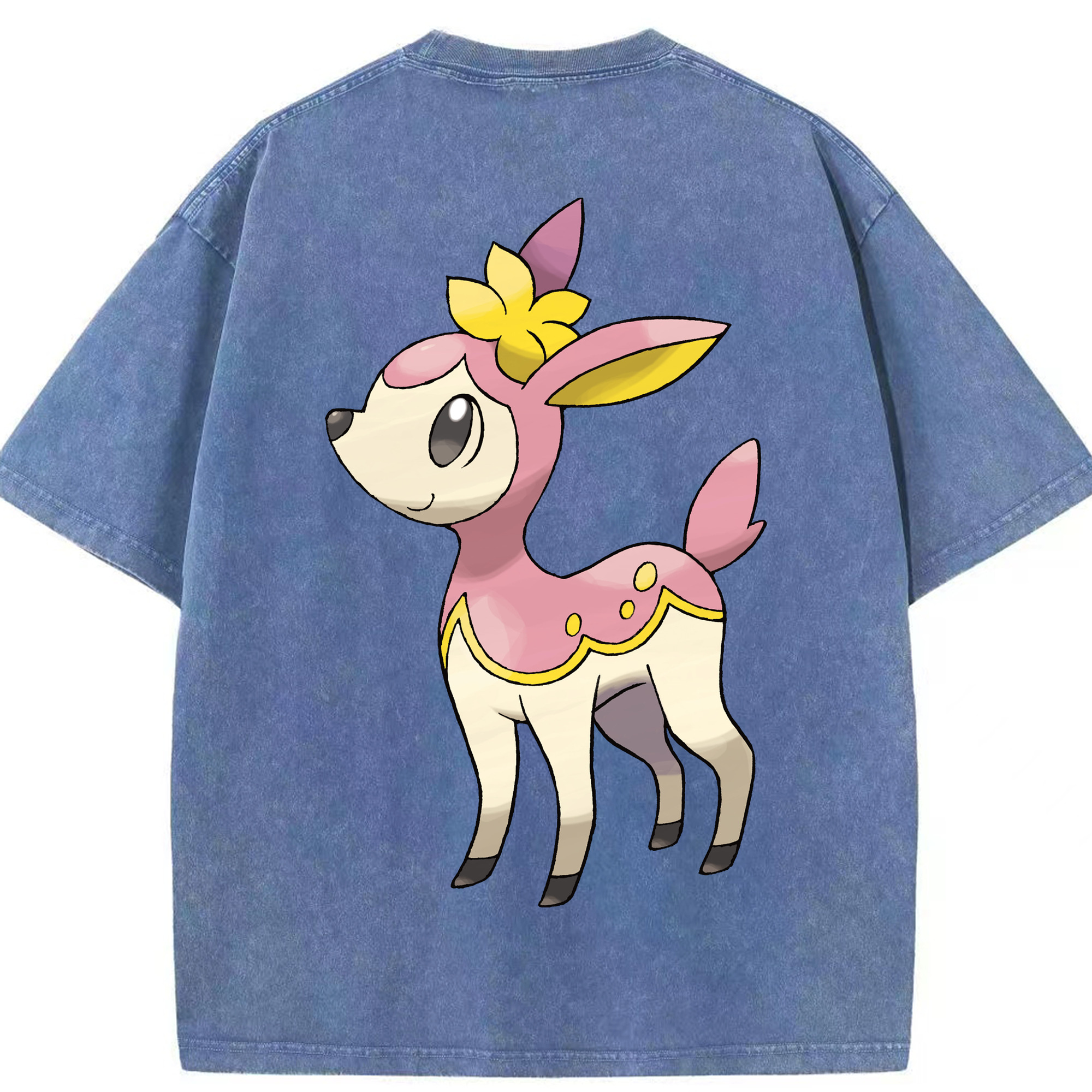 （画像用） ポケットモンスター Pokémon 綿100% ヴィンテージ風 半袖Tシャツ（背面プリント）