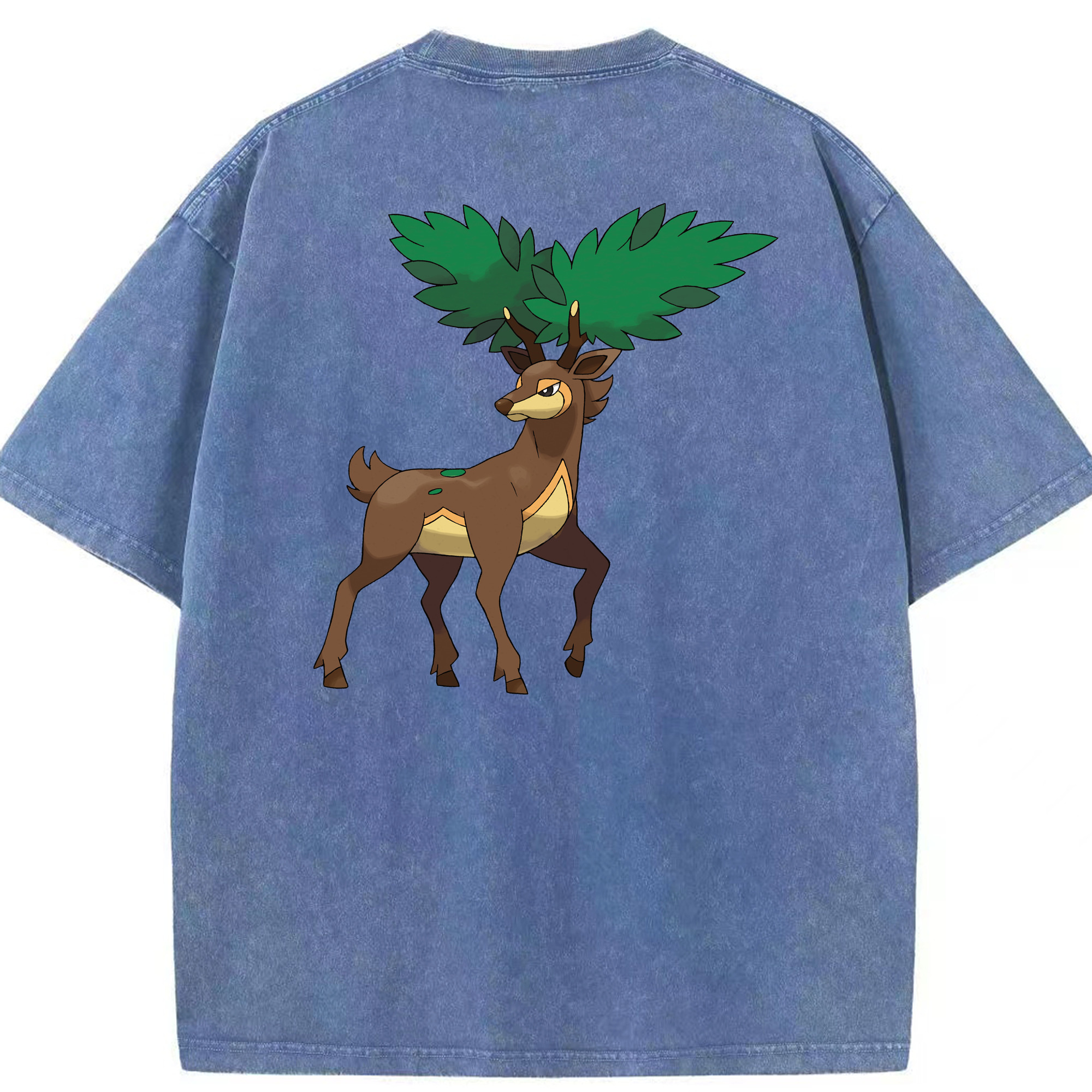 （画像用） ポケットモンスター Pokémon 綿100% ヴィンテージ風 半袖Tシャツ（背面プリント）