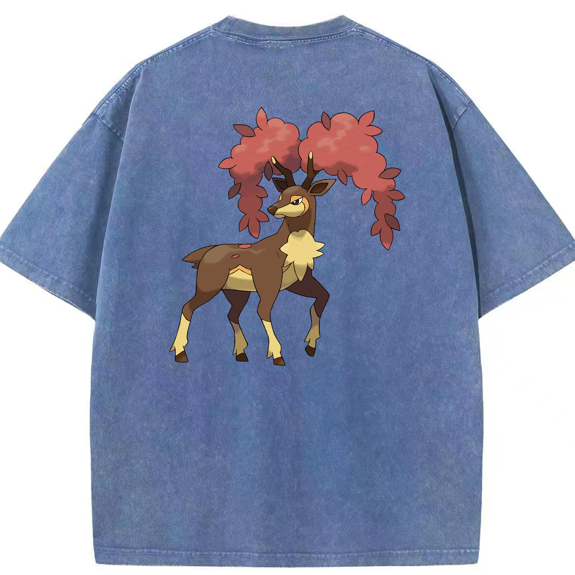 （画像用） ポケットモンスター Pokémon 綿100% ヴィンテージ風 半袖Tシャツ（背面プリント）