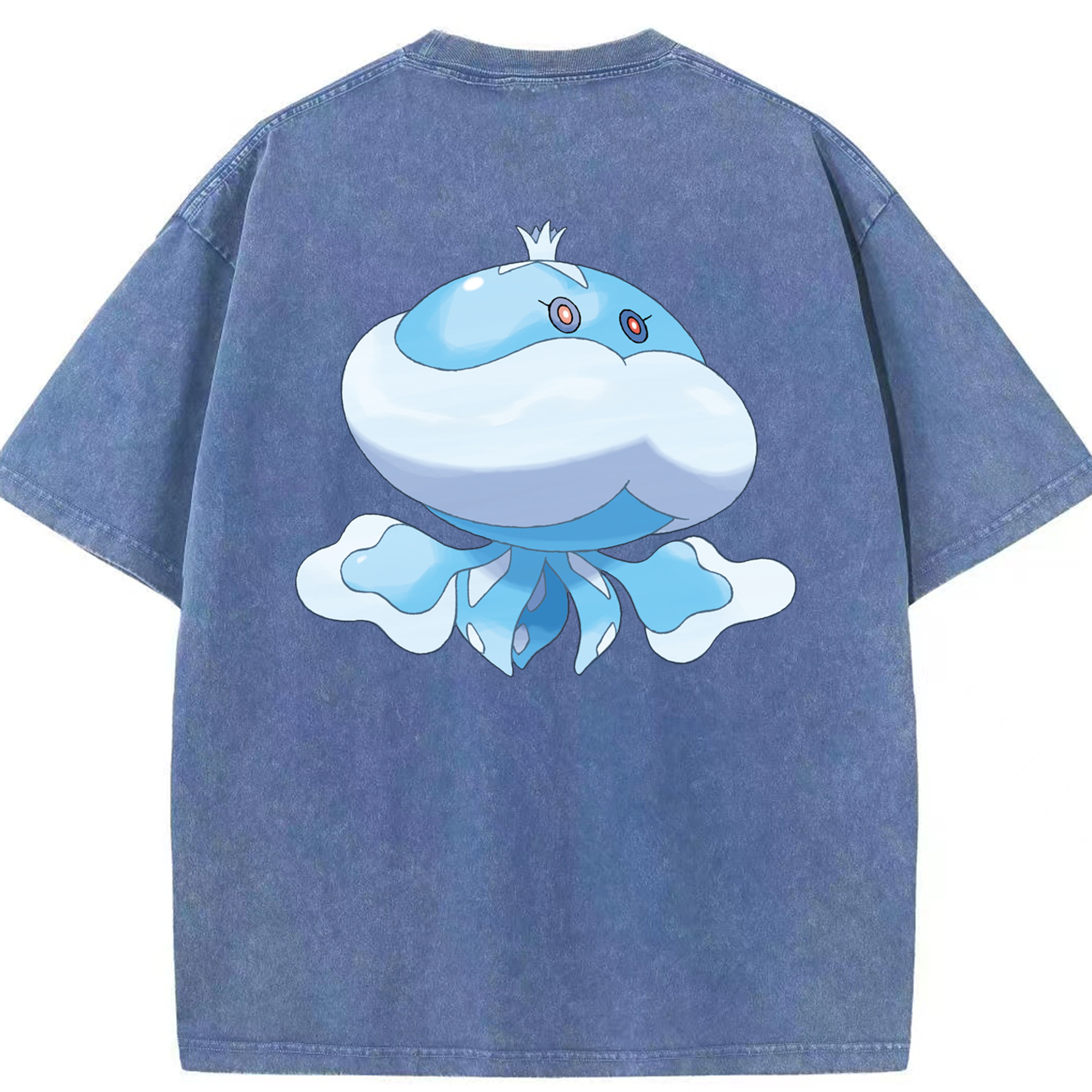 （画像用） ポケットモンスター Pokémon 綿100% ヴィンテージ風 半袖Tシャツ（背面プリント）