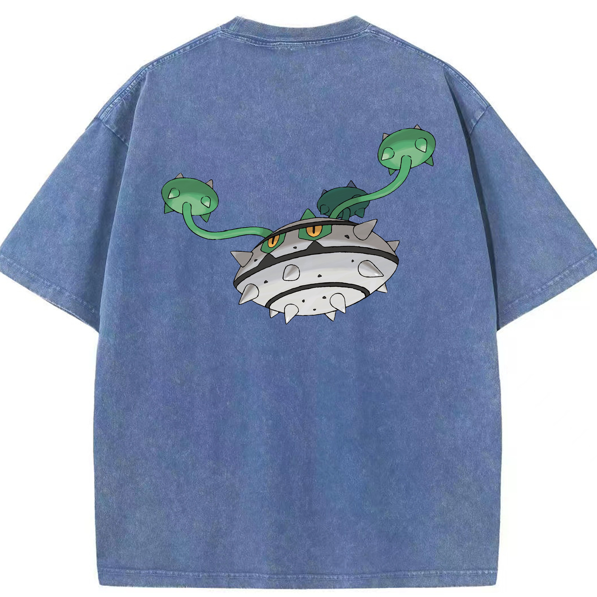 （画像用） ポケットモンスター Pokémon 綿100% ヴィンテージ風 半袖Tシャツ（背面プリント）