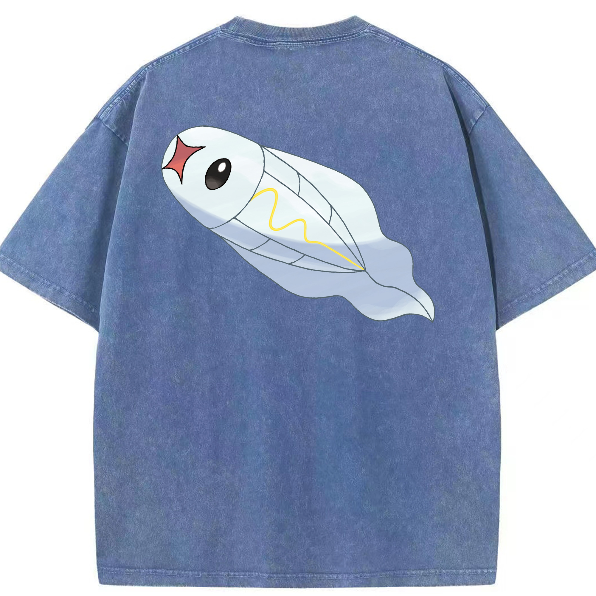 （画像用） ポケットモンスター Pokémon 綿100% ヴィンテージ風 半袖Tシャツ（背面プリント）