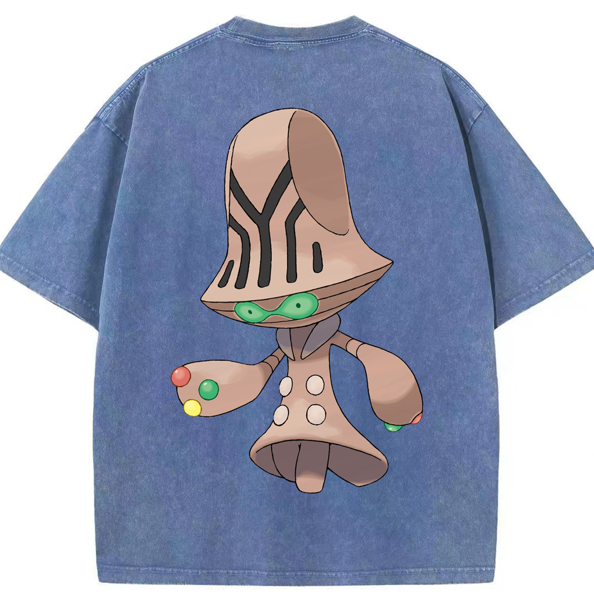 （画像用） ポケットモンスター Pokémon 綿100% ヴィンテージ風 半袖Tシャツ（背面プリント）