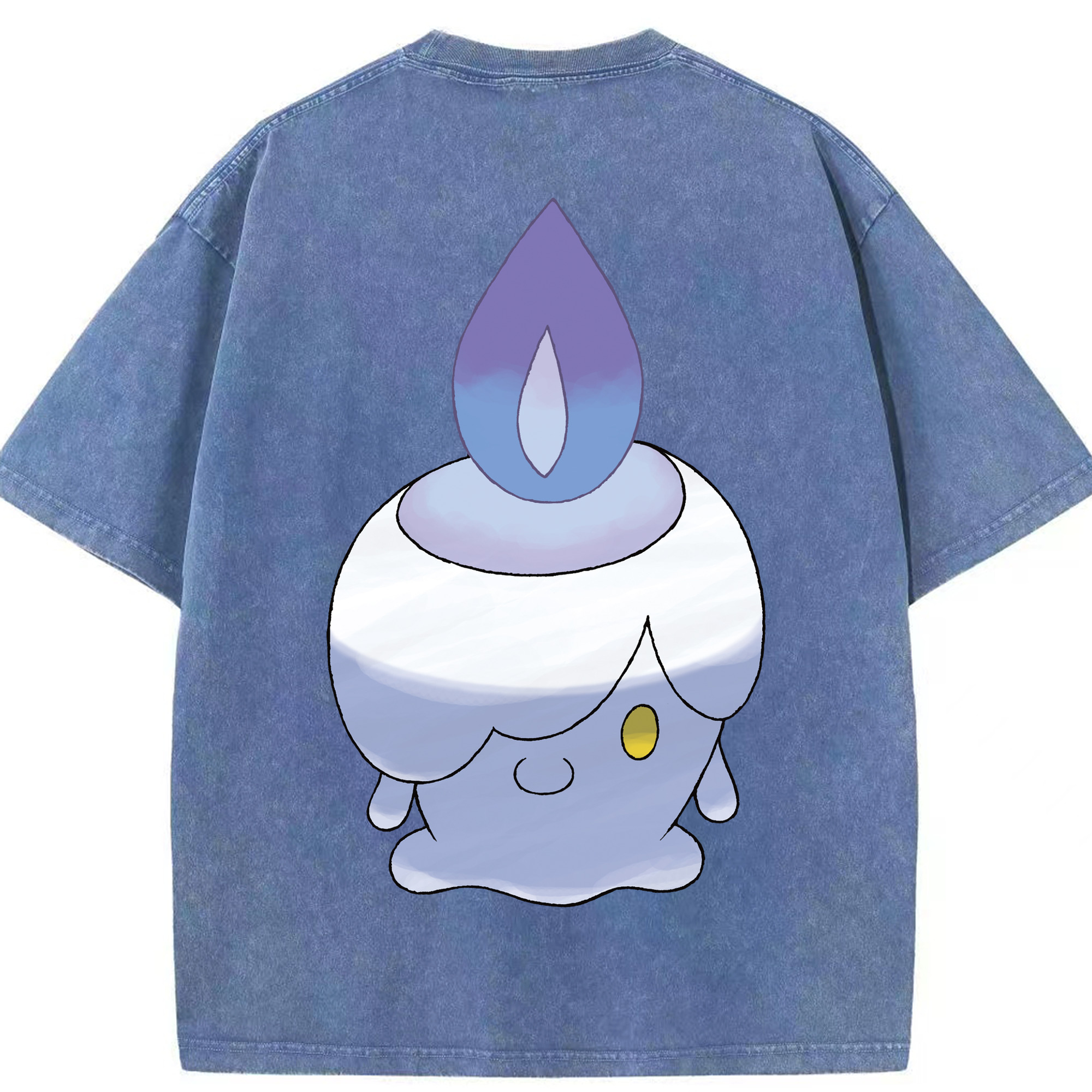 （画像用） ポケットモンスター Pokémon 綿100% ヴィンテージ風 半袖Tシャツ（背面プリント）