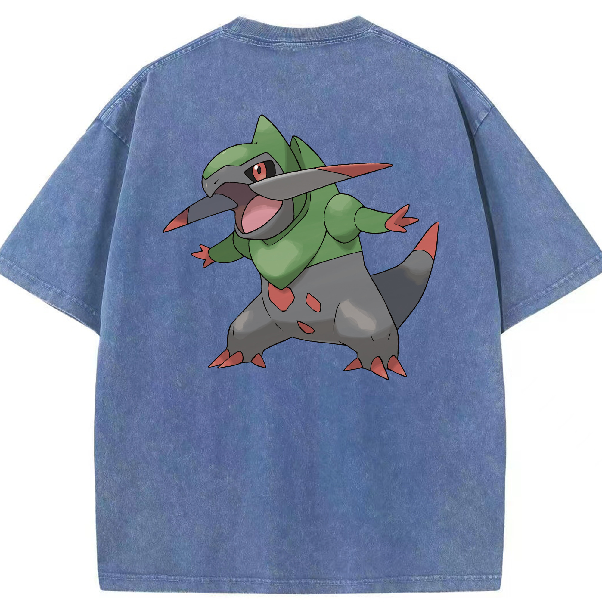 （画像用） ポケットモンスター Pokémon 綿100% ヴィンテージ風 半袖Tシャツ（背面プリント）
