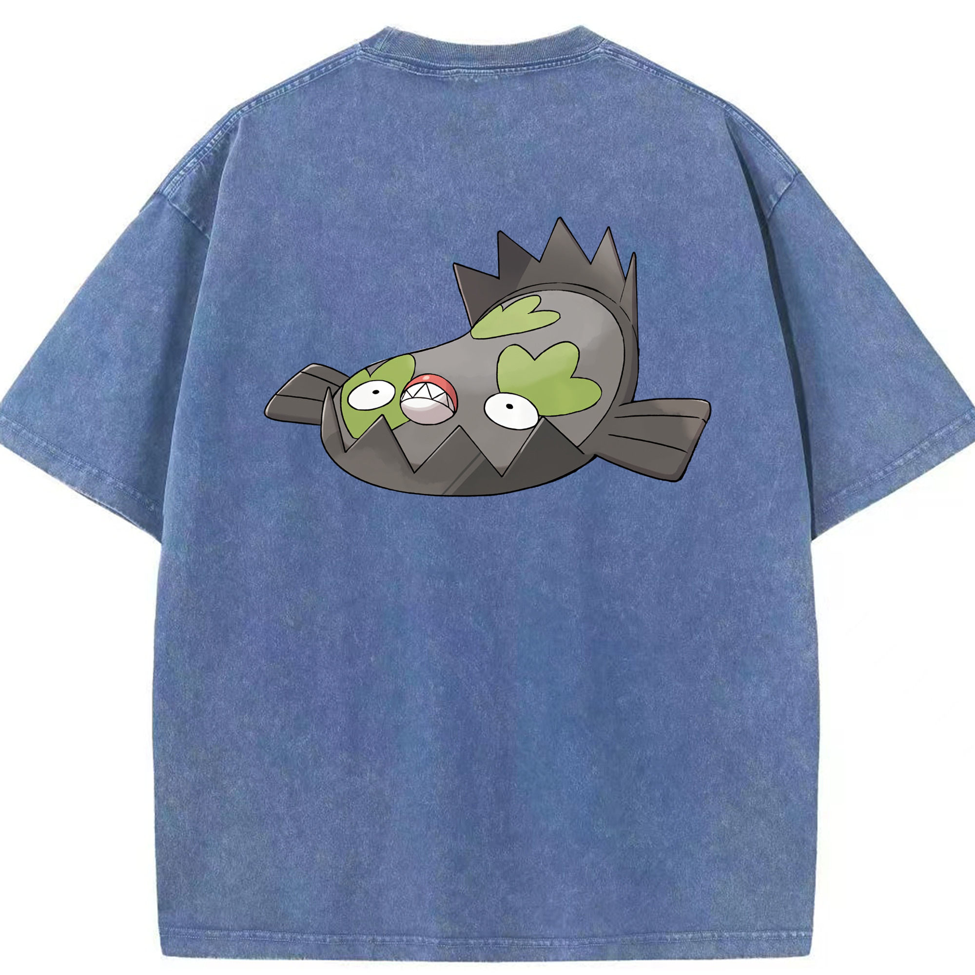 （画像用） ポケットモンスター Pokémon 綿100% ヴィンテージ風 半袖Tシャツ（背面プリント）