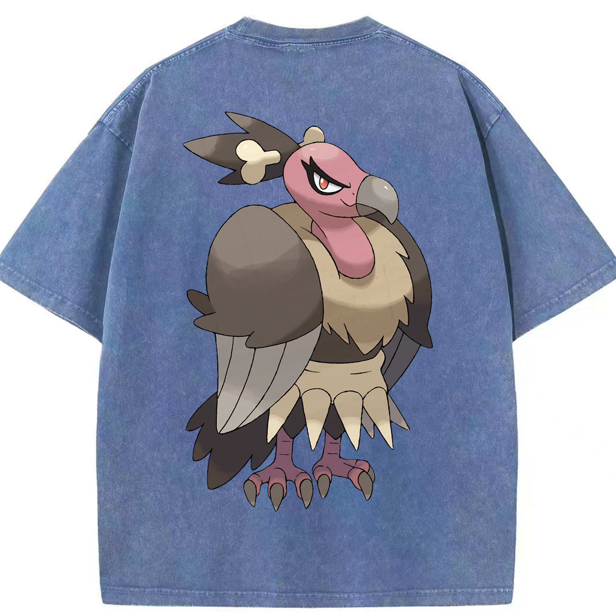 （画像用） ポケットモンスター Pokémon 綿100% ヴィンテージ風 半袖Tシャツ（背面プリント）