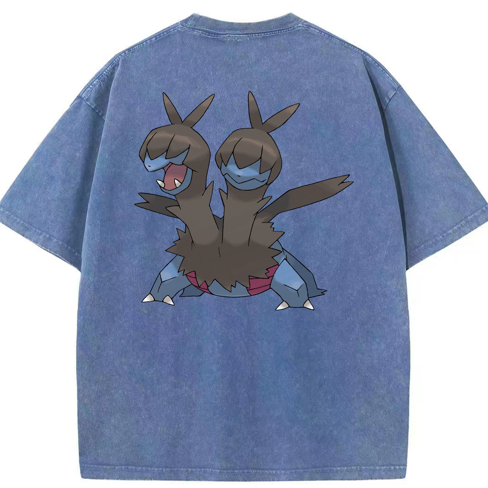 （画像用） ポケットモンスター Pokémon 綿100% ヴィンテージ風 半袖Tシャツ（背面プリント）