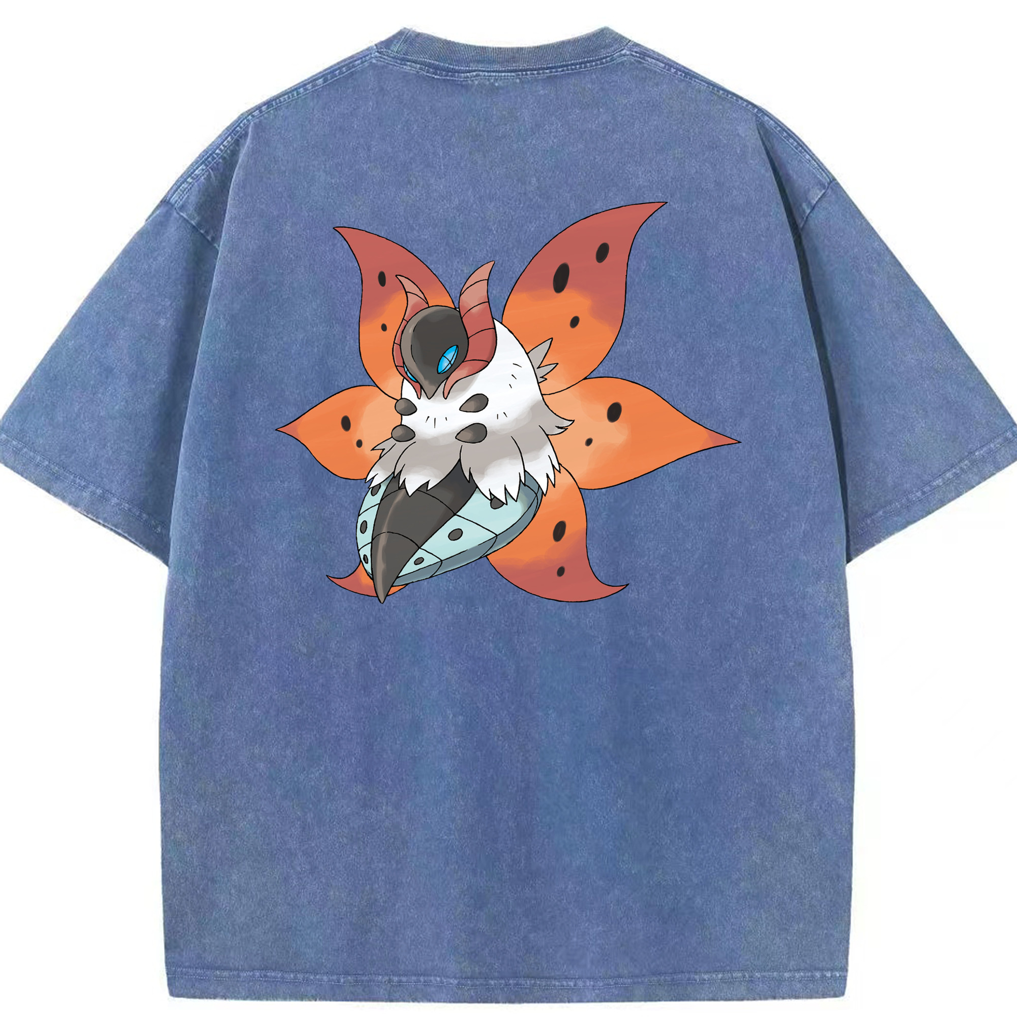 （画像用） ポケットモンスター Pokémon 綿100% ヴィンテージ風 半袖Tシャツ（背面プリント）