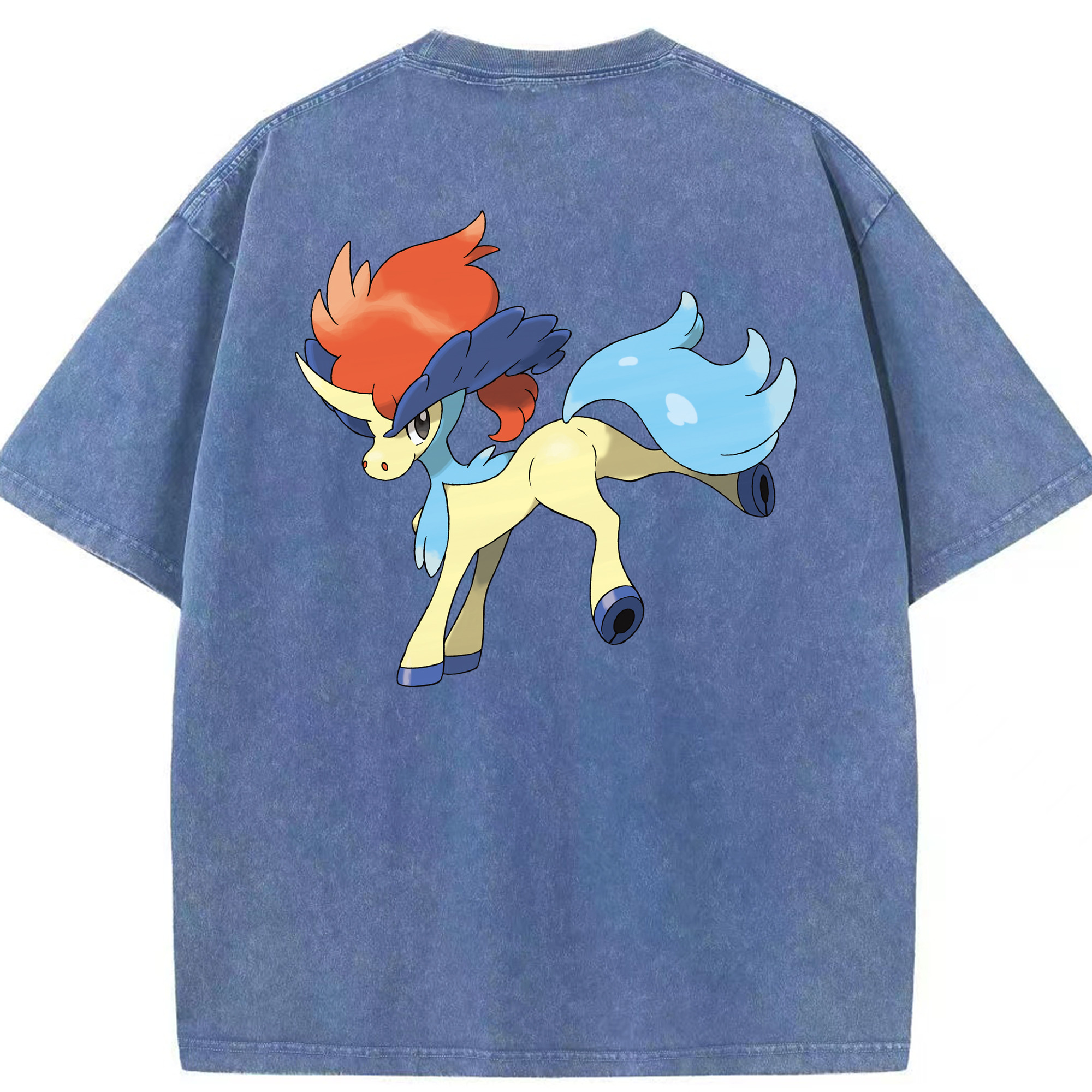 （画像用） ポケットモンスター Pokémon 綿100% ヴィンテージ風 半袖Tシャツ（背面プリント）