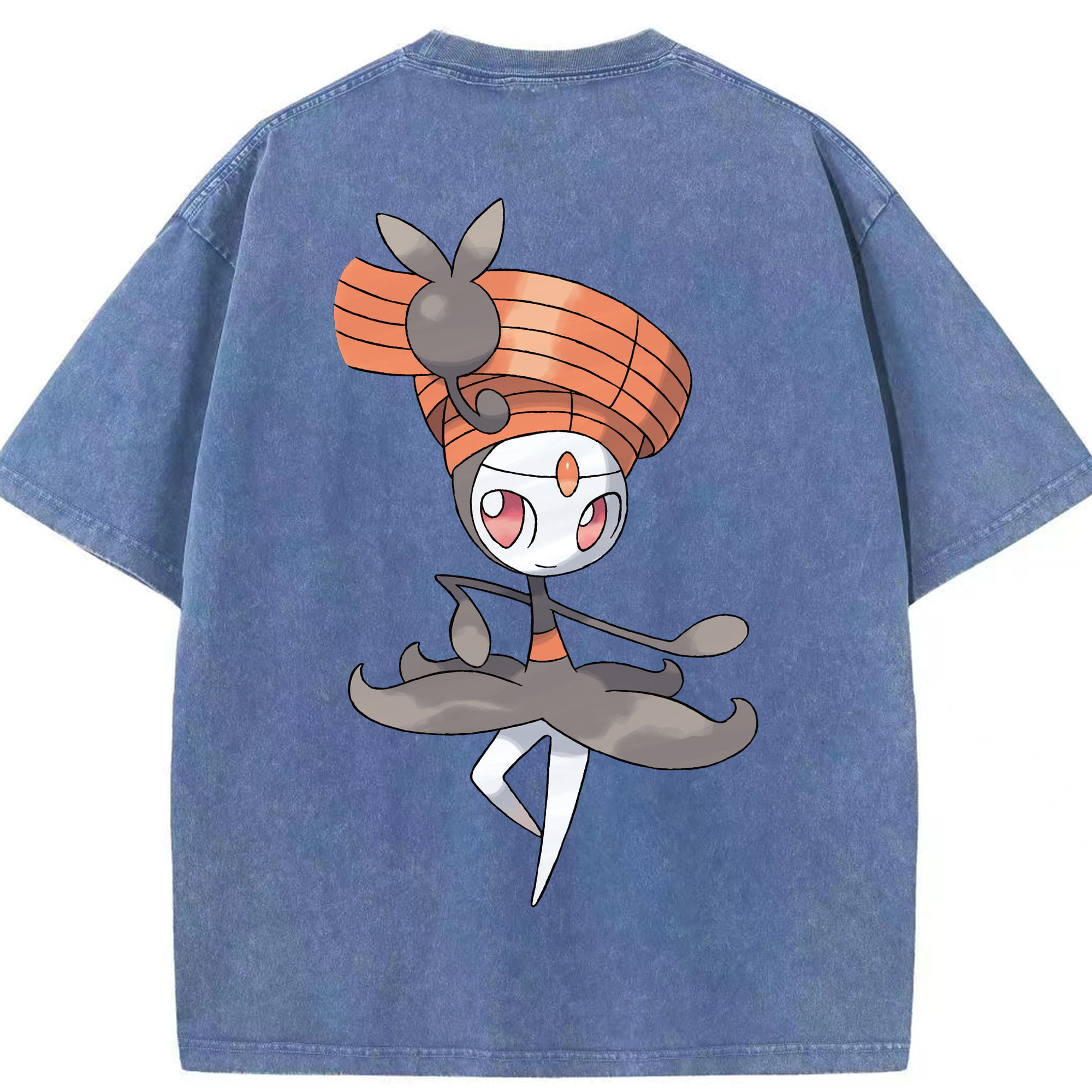 （画像用） ポケットモンスター Pokémon 綿100% ヴィンテージ風 半袖Tシャツ（背面プリント）