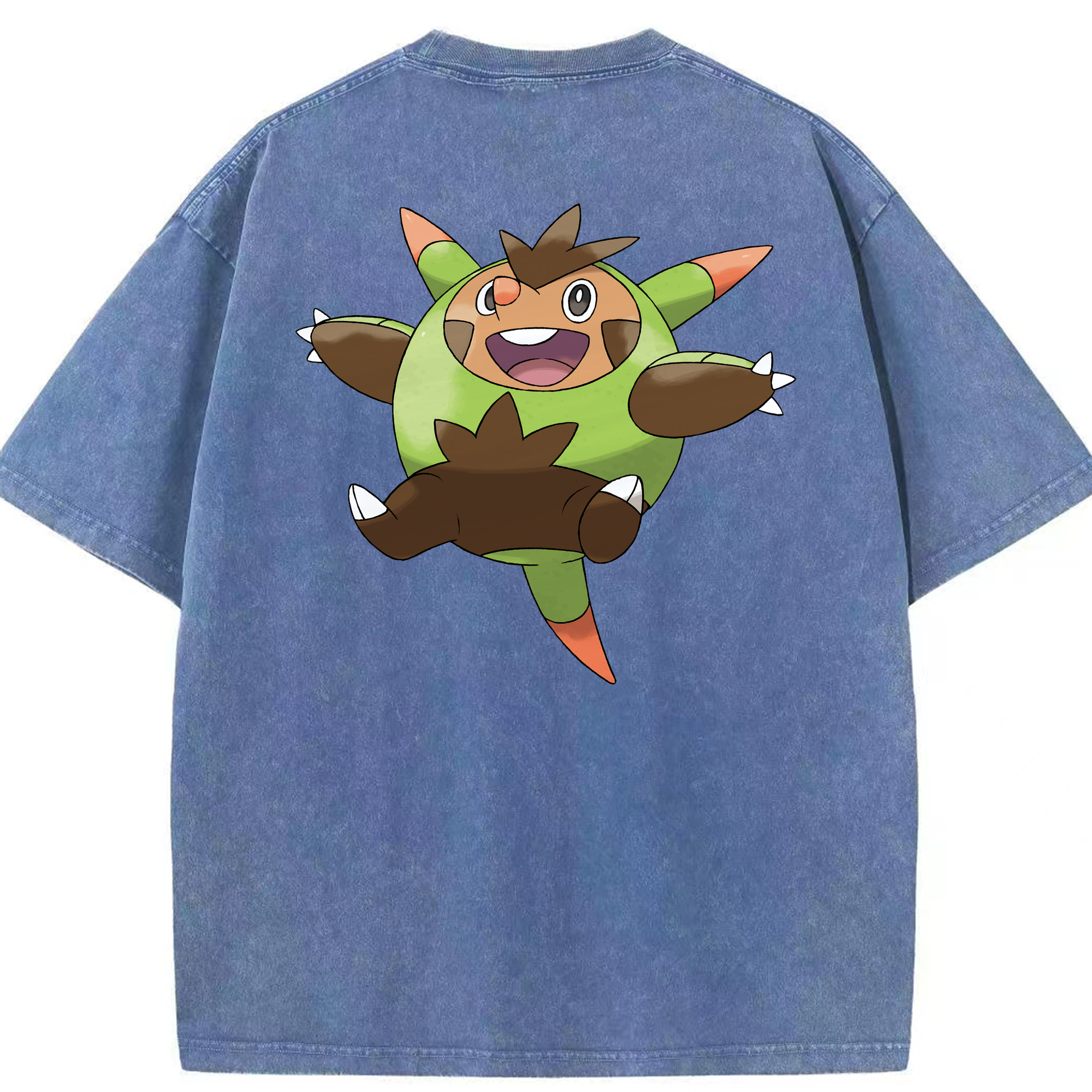 （画像用） ポケットモンスター Pokémon 綿100% ヴィンテージ風 半袖Tシャツ（背面プリント）