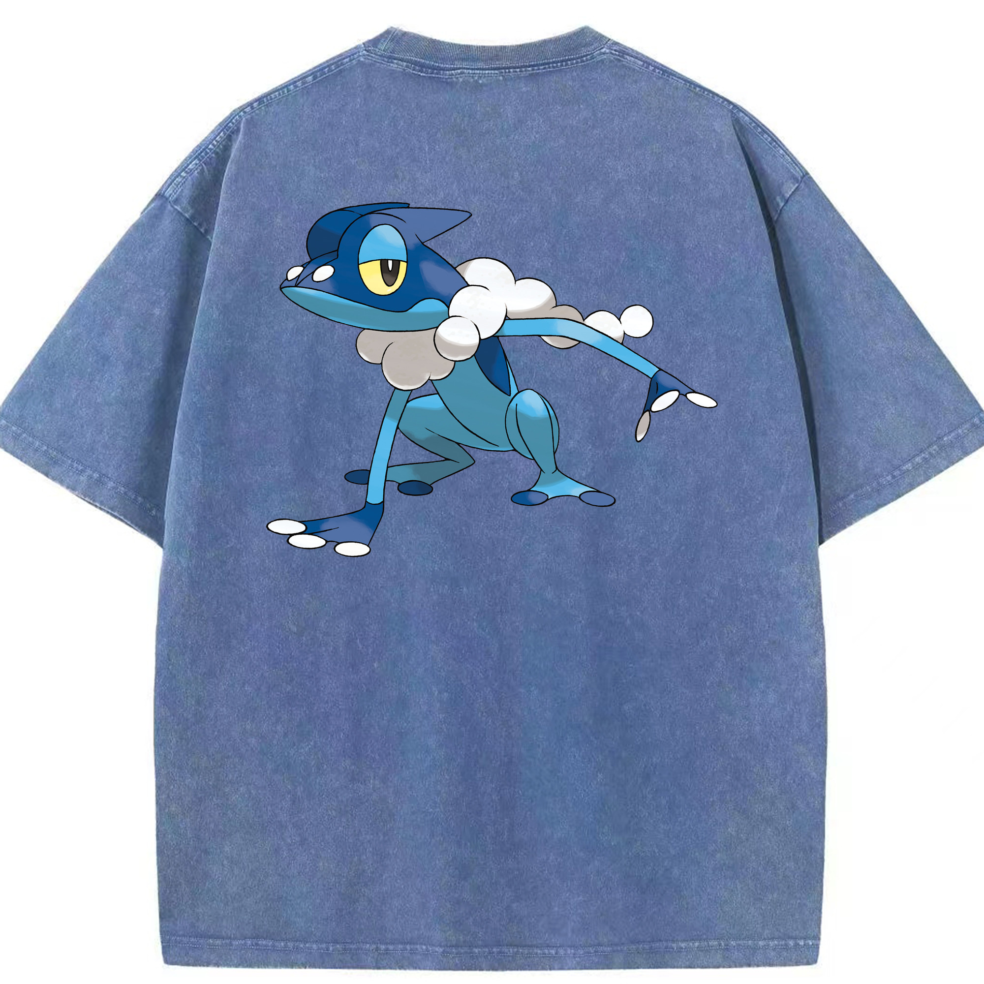 （画像用） ポケットモンスター Pokémon 綿100% ヴィンテージ風 半袖Tシャツ（背面プリント）