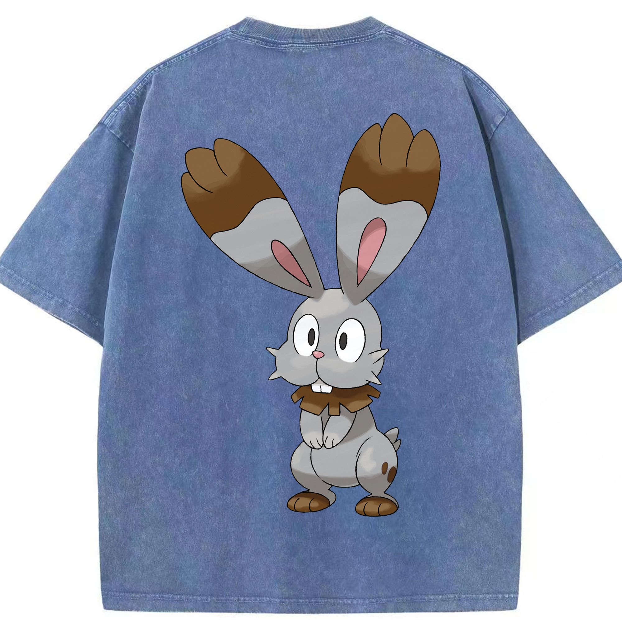 （画像用） ポケットモンスター Pokémon 綿100% ヴィンテージ風 半袖Tシャツ（背面プリント）