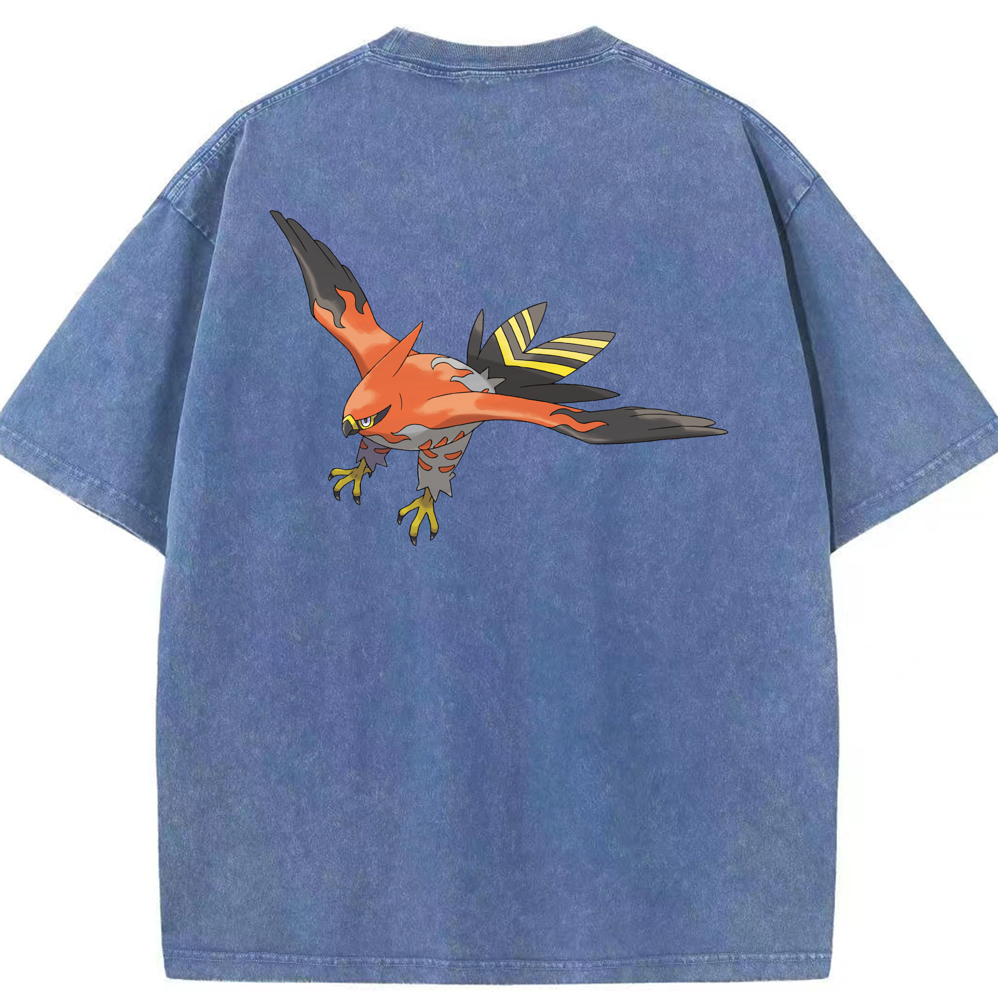 （画像用） ポケットモンスター Pokémon 綿100% ヴィンテージ風 半袖Tシャツ（背面プリント）