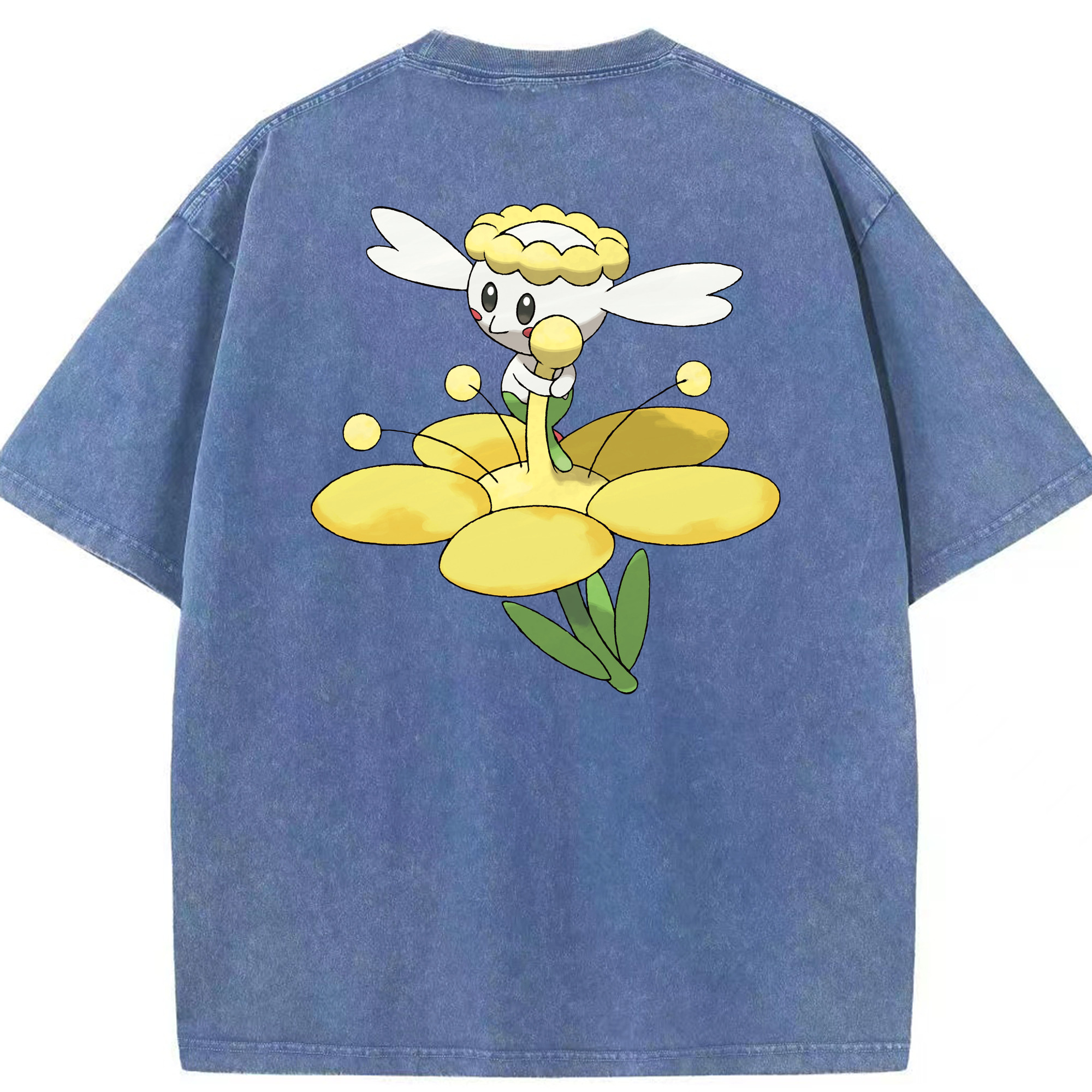 （画像用） ポケットモンスター Pokémon 綿100% ヴィンテージ風 半袖Tシャツ（背面プリント）