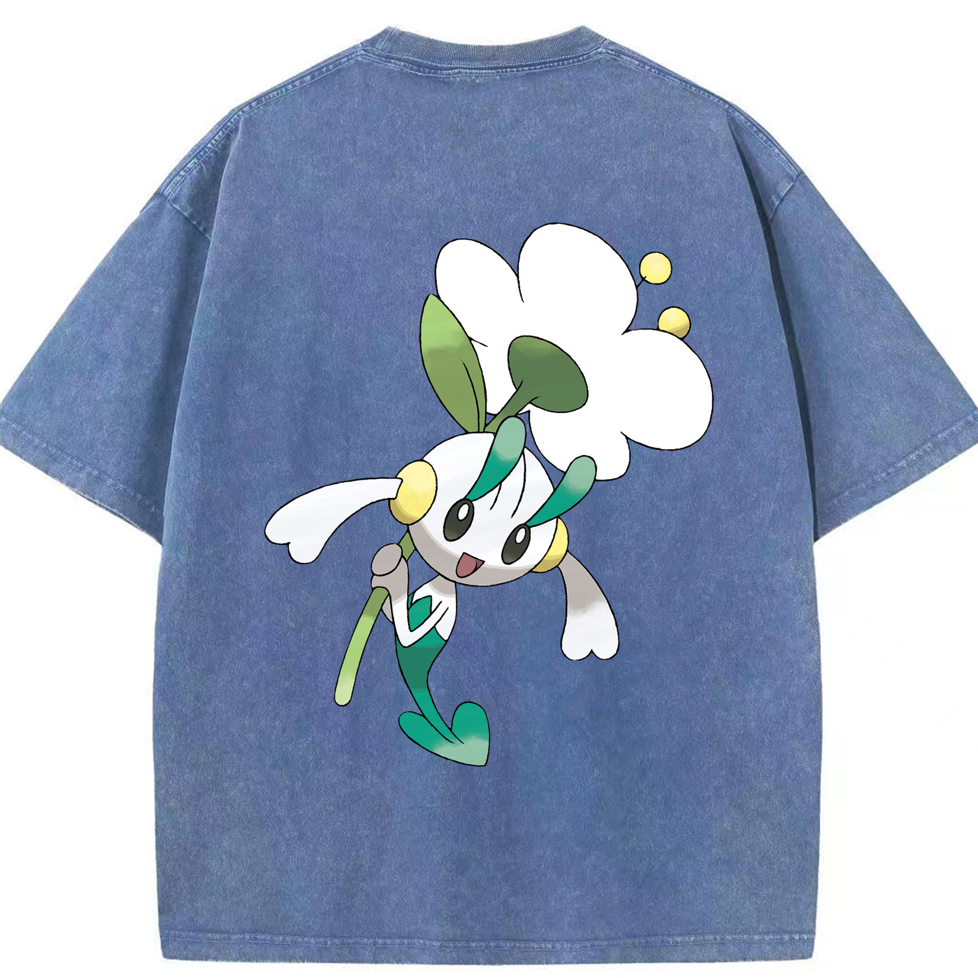 （画像用） ポケットモンスター Pokémon 綿100% ヴィンテージ風 半袖Tシャツ（背面プリント）