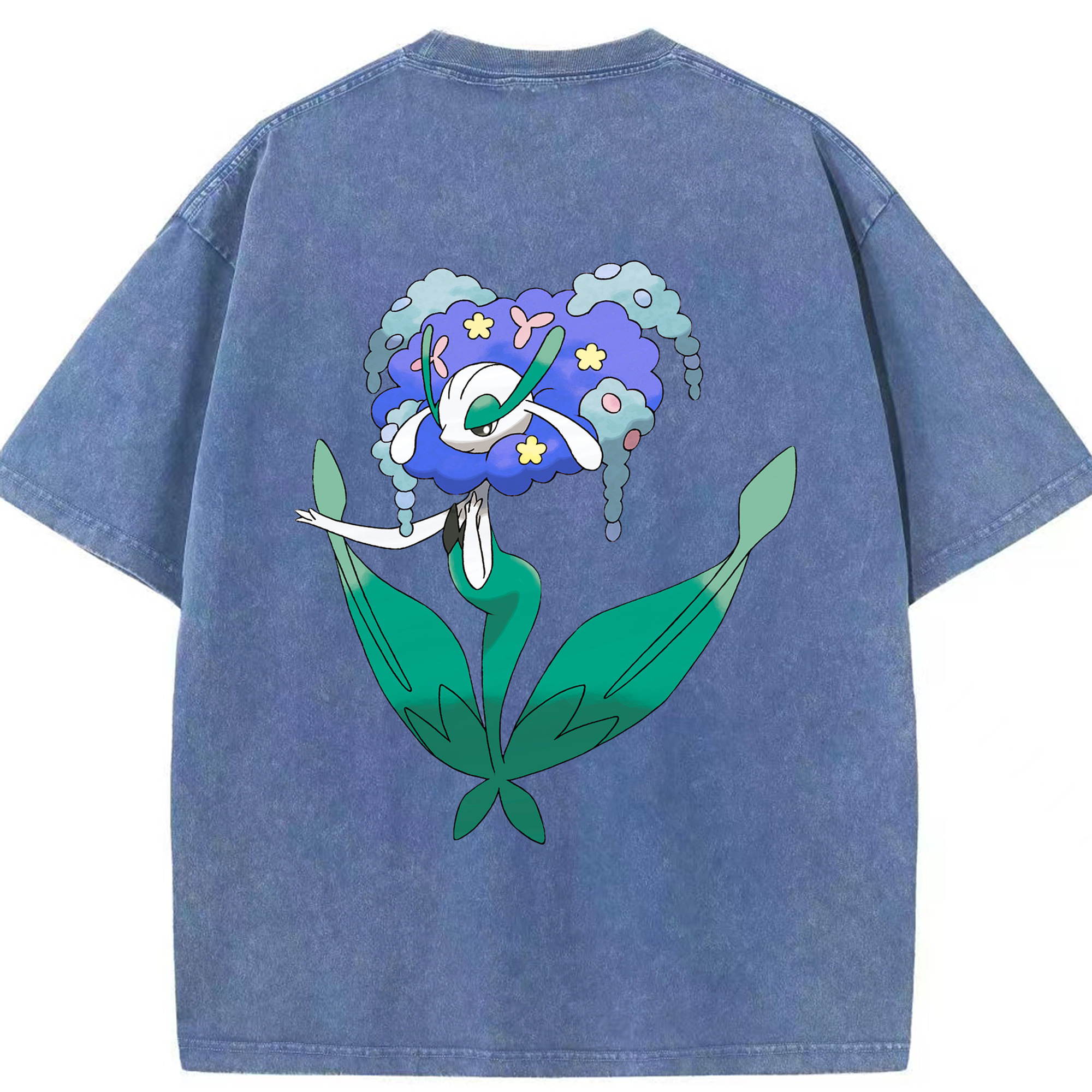 （画像用） ポケットモンスター Pokémon 綿100% ヴィンテージ風 半袖Tシャツ（背面プリント）