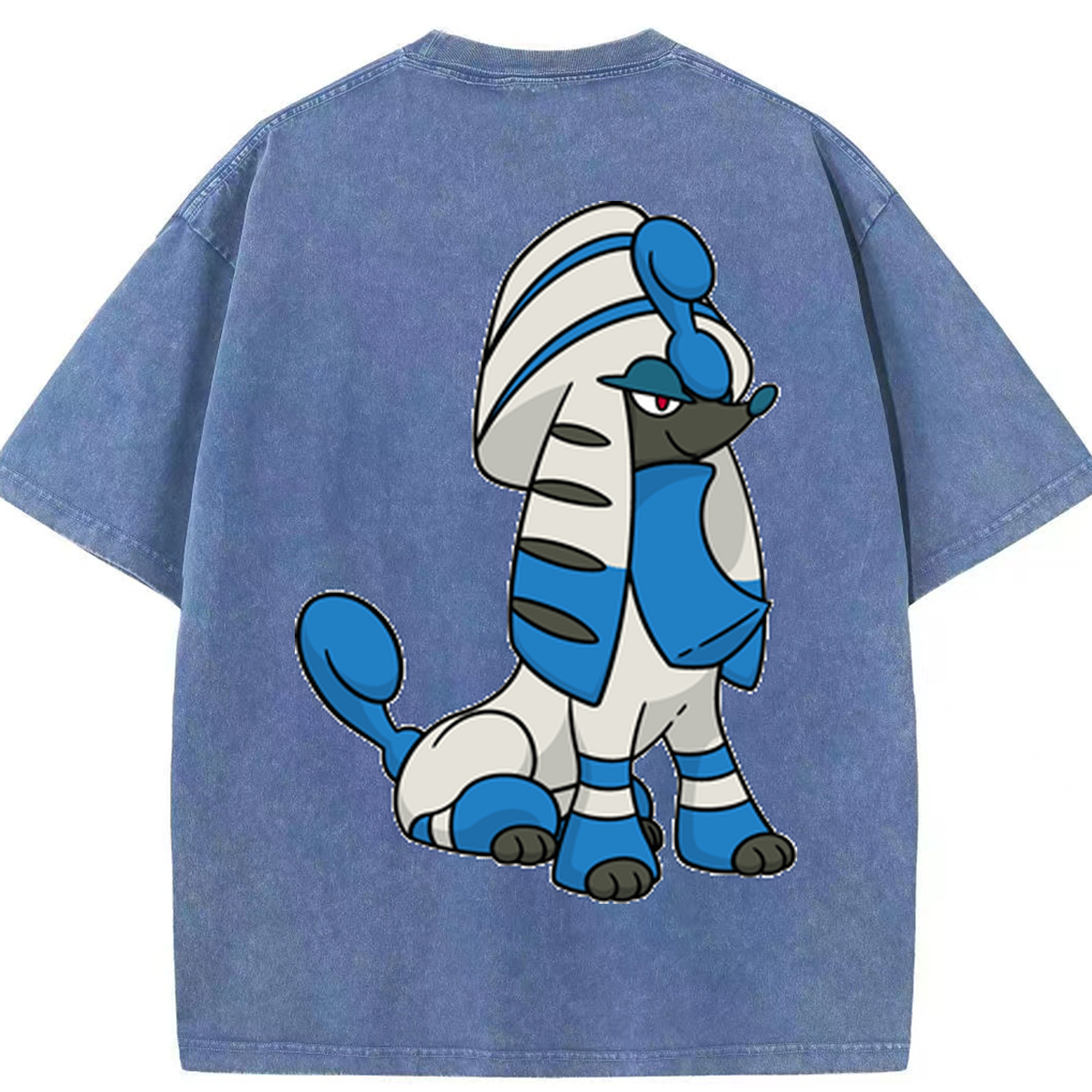 （画像用） ポケットモンスター Pokémon 綿100% ヴィンテージ風 半袖Tシャツ（背面プリント）