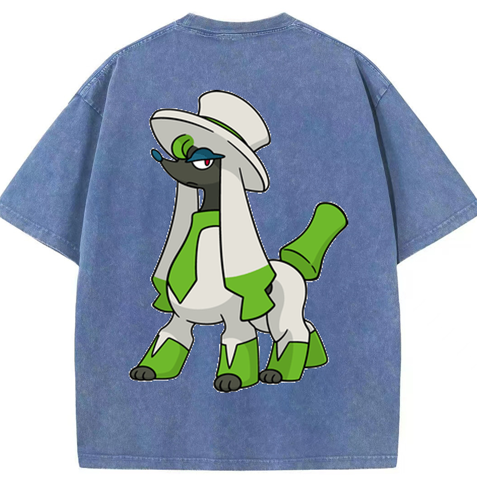 （画像用） ポケットモンスター Pokémon 綿100% ヴィンテージ風 半袖Tシャツ（背面プリント）