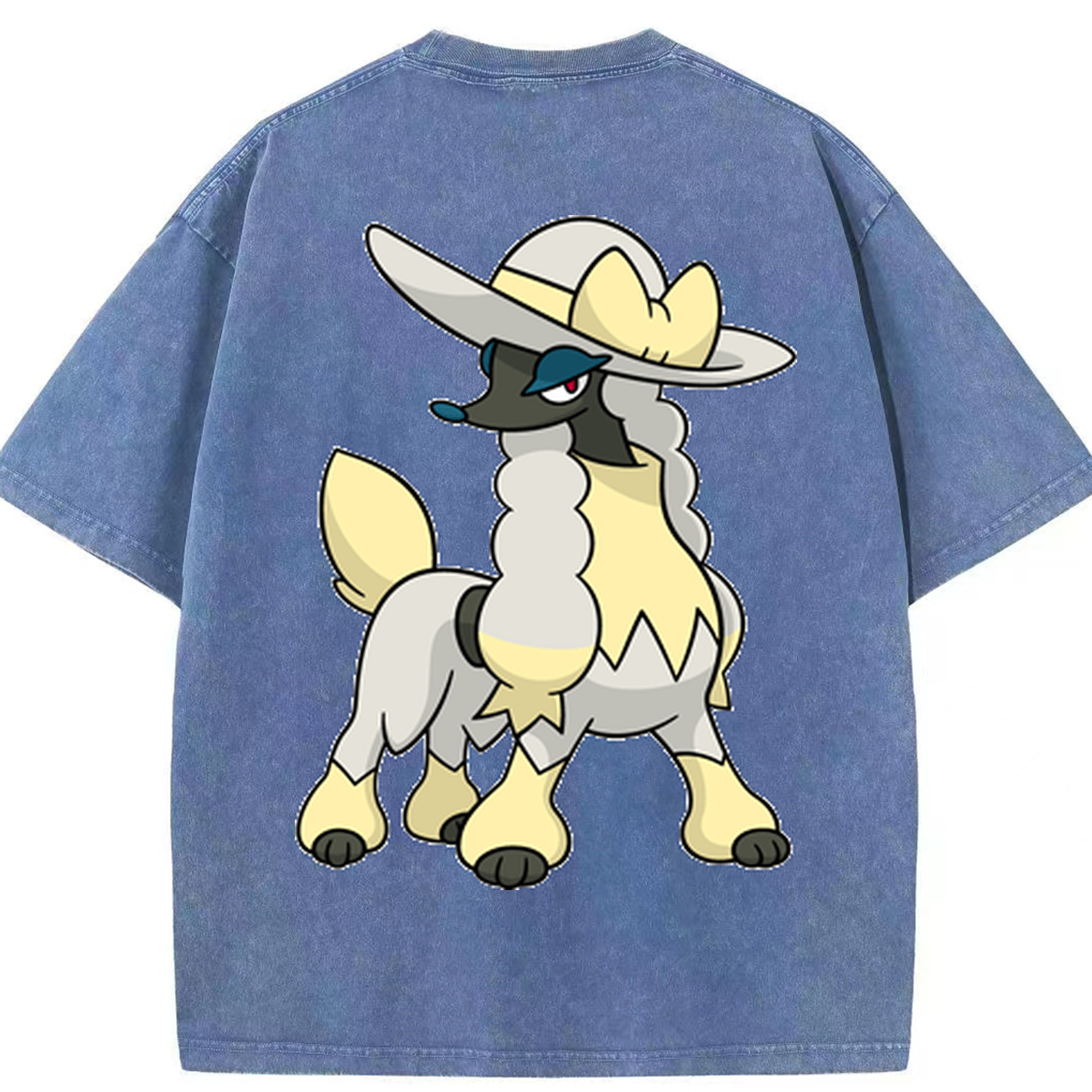 （画像用） ポケットモンスター Pokémon 綿100% ヴィンテージ風 半袖Tシャツ（背面プリント）