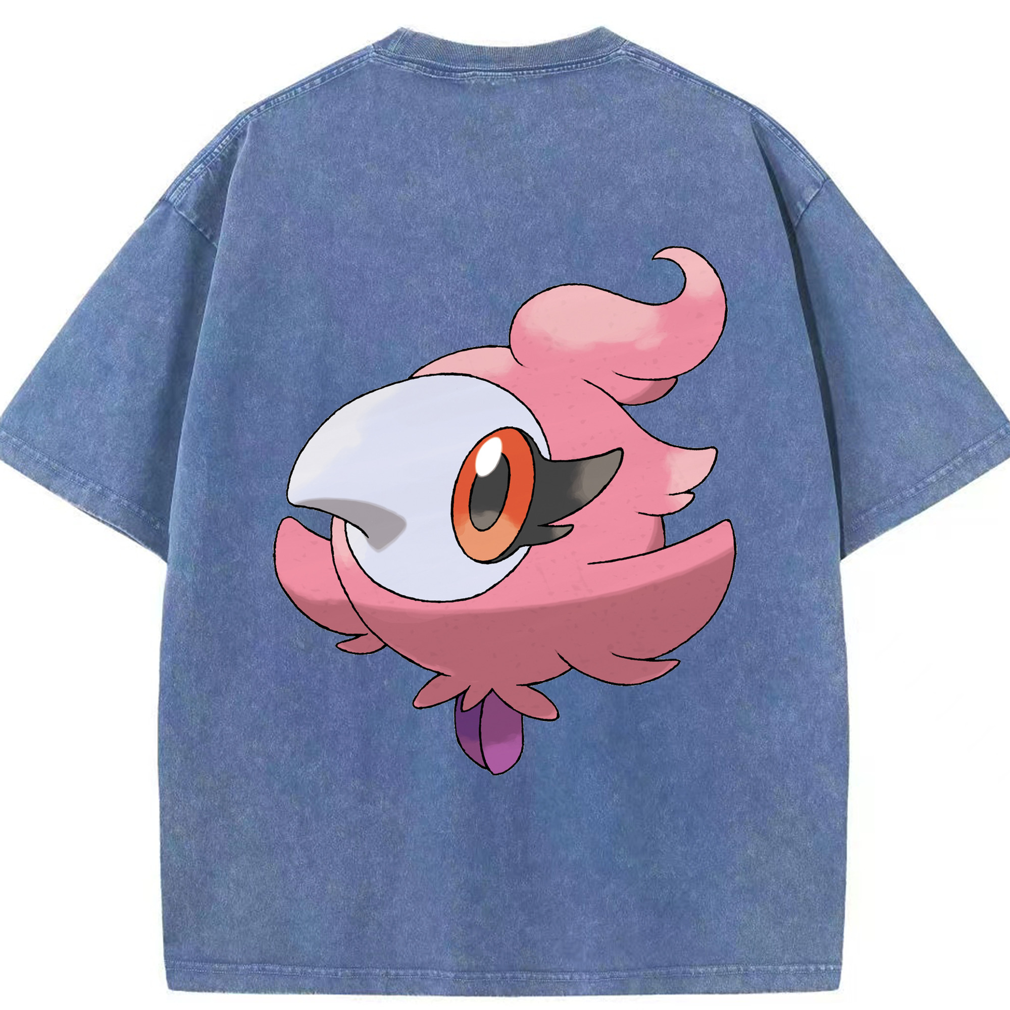 （画像用） ポケットモンスター Pokémon 綿100% ヴィンテージ風 半袖Tシャツ（背面プリント）