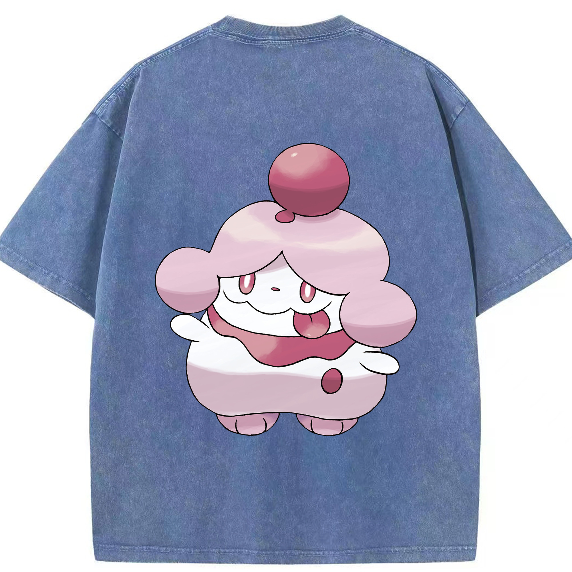 （画像用） ポケットモンスター Pokémon 綿100% ヴィンテージ風 半袖Tシャツ（背面プリント）