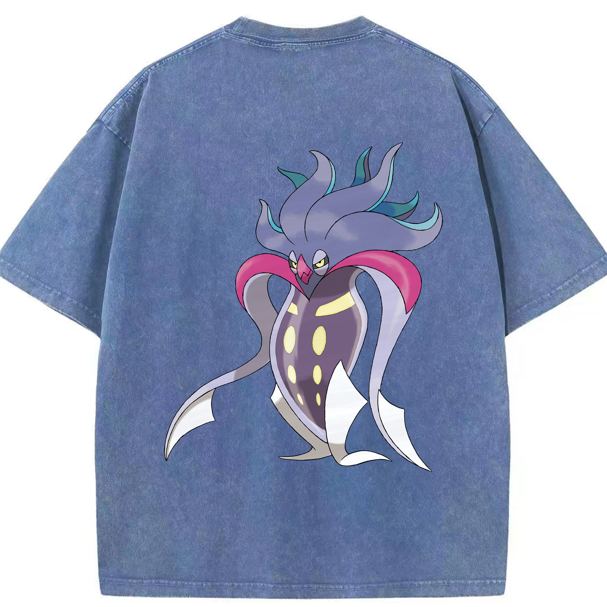 （画像用） ポケットモンスター Pokémon 綿100% ヴィンテージ風 半袖Tシャツ（背面プリント）