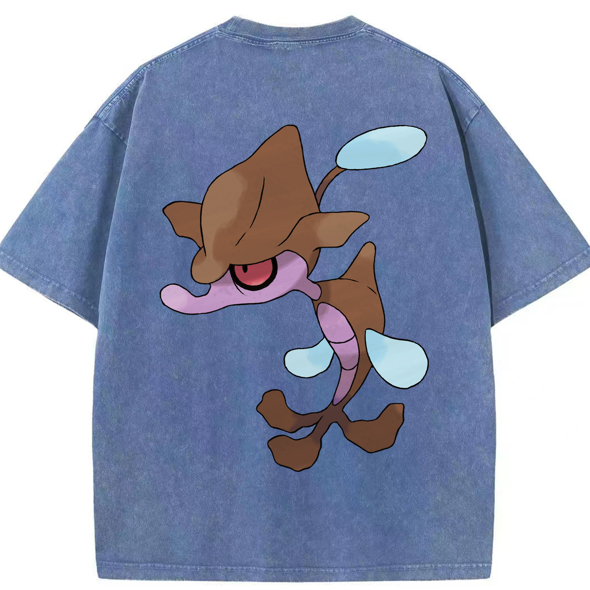 （画像用） ポケットモンスター Pokémon 綿100% ヴィンテージ風 半袖Tシャツ（背面プリント）
