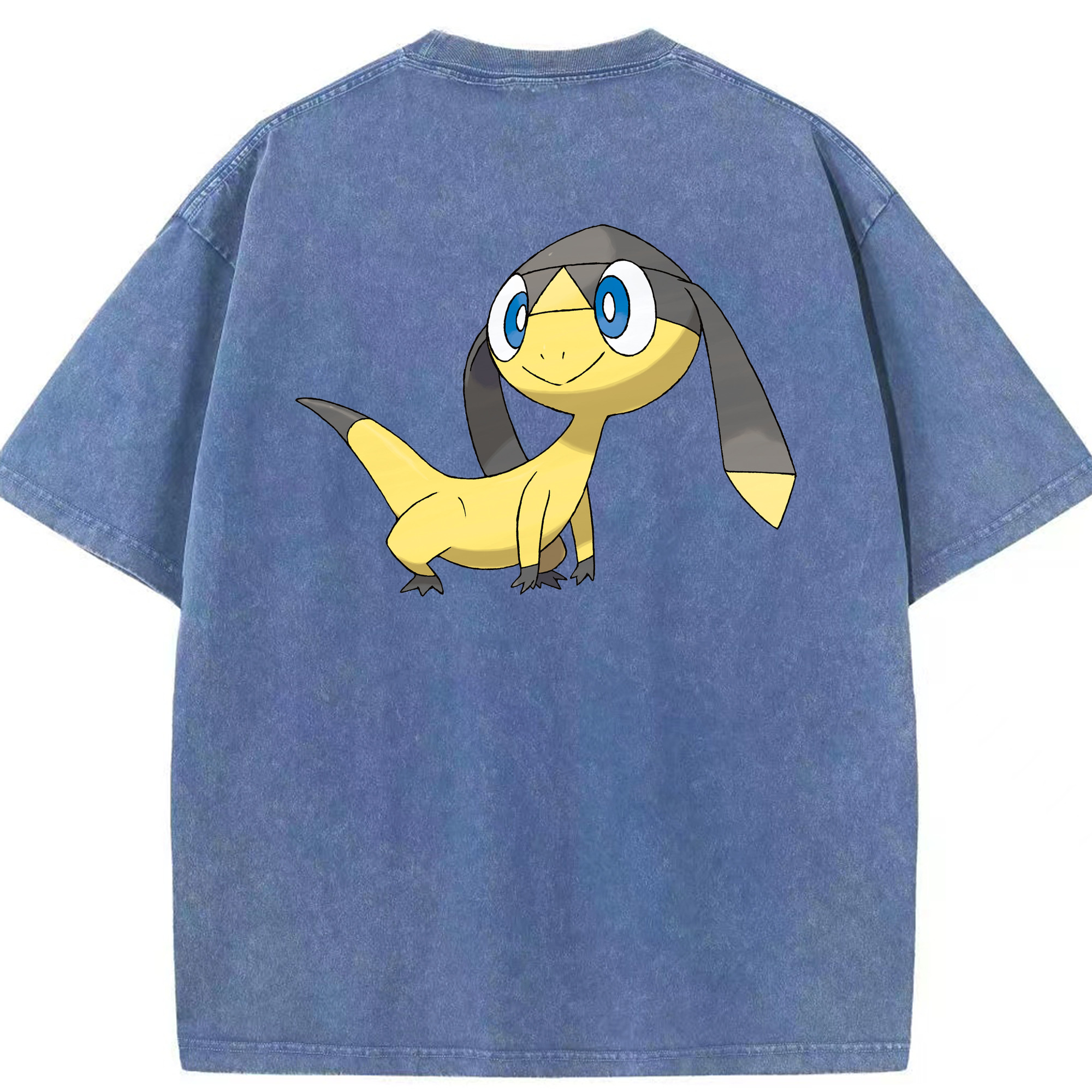（画像用） ポケットモンスター Pokémon 綿100% ヴィンテージ風 半袖Tシャツ（背面プリント）