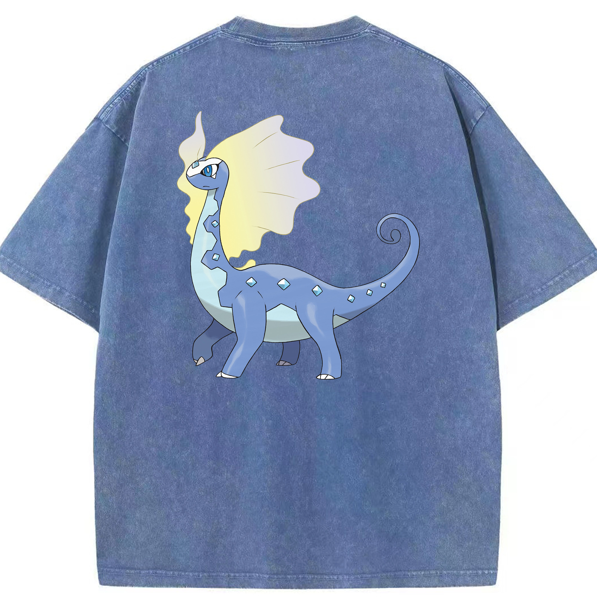 （画像用） ポケットモンスター Pokémon 綿100% ヴィンテージ風 半袖Tシャツ（背面プリント）