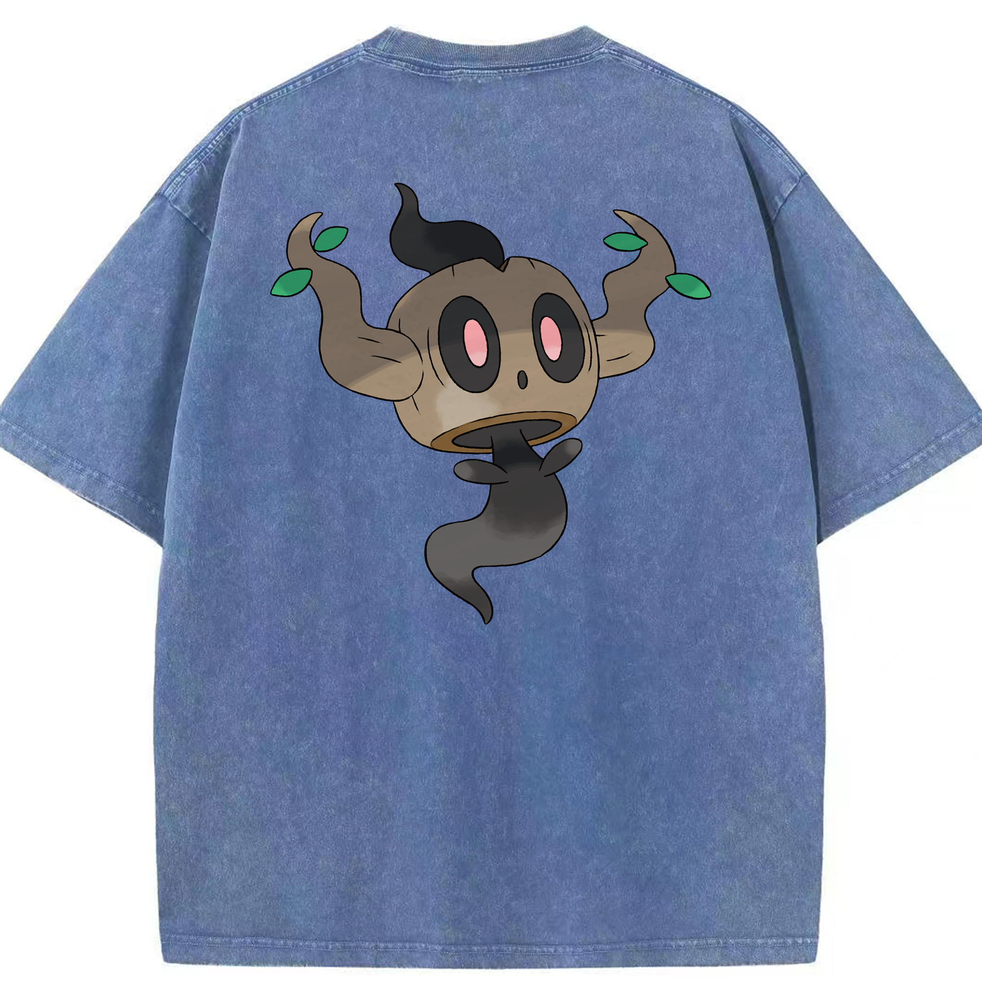 （画像用） ポケットモンスター Pokémon 綿100% ヴィンテージ風 半袖Tシャツ（背面プリント）